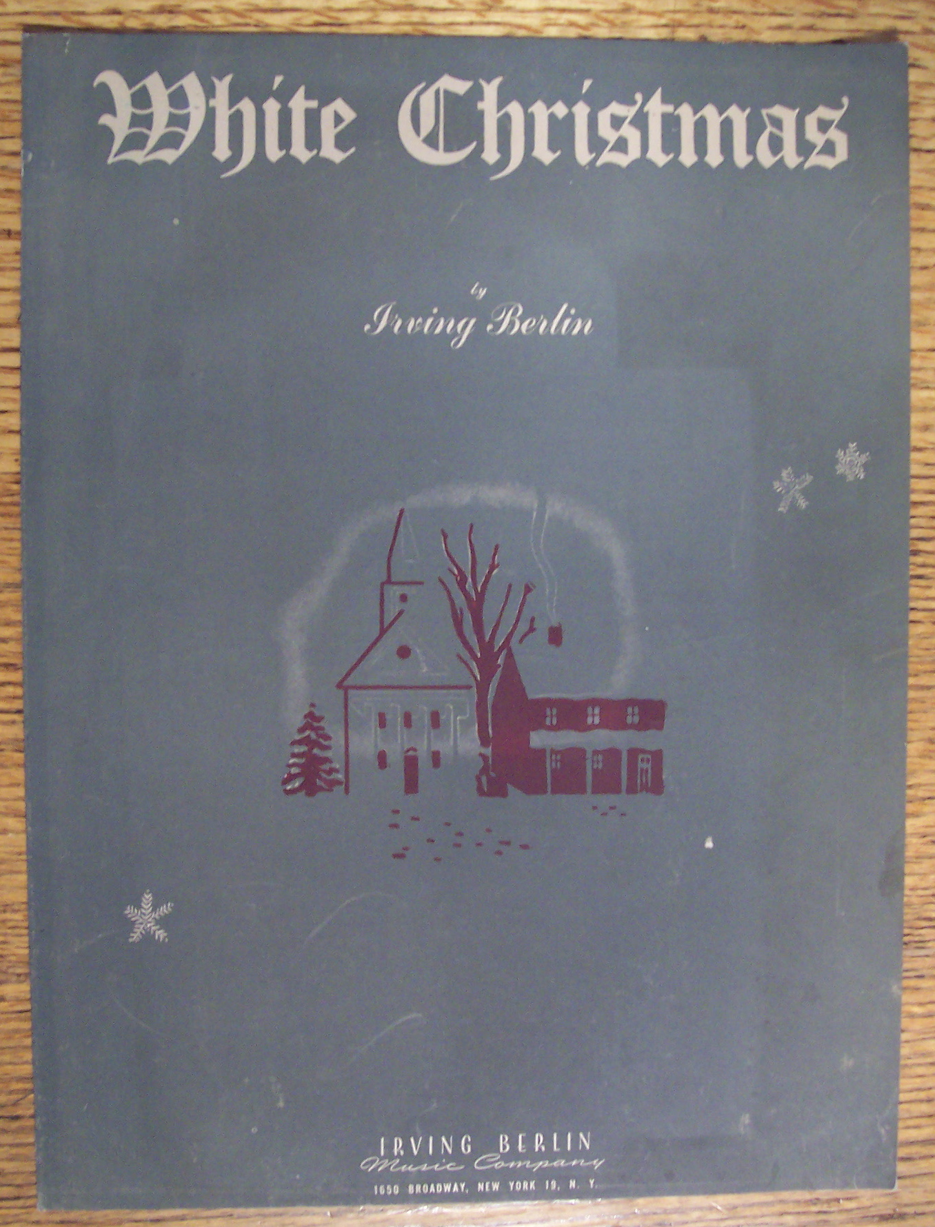 Sheet Music For 1942 White Christmas By Irving Berlin