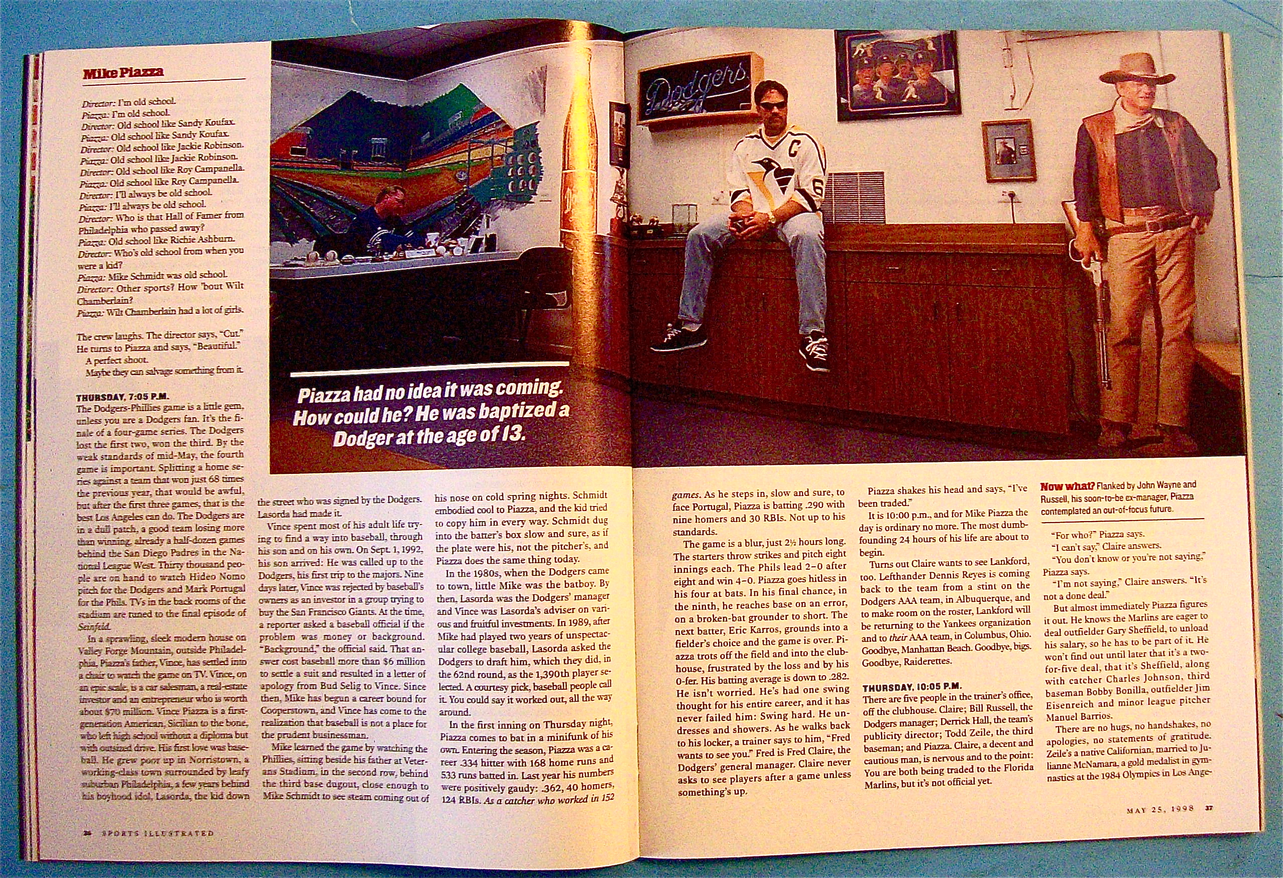 Sports Illustrated Magazine-May 25, 1998-Mike Piazza