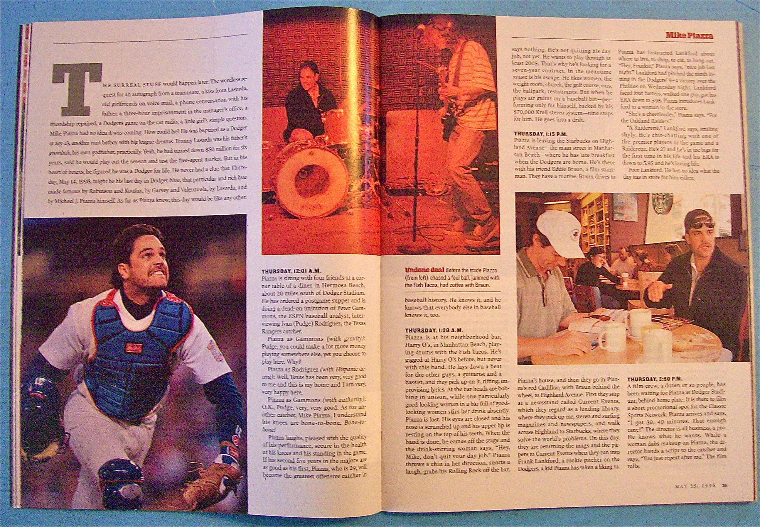 Sports Illustrated Magazine-May 25, 1998-Mike Piazza