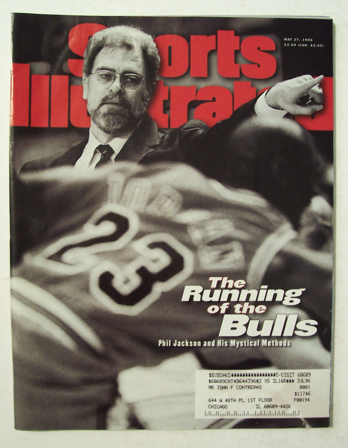 Sports Illustrated Magazine -May 27, 1996- Phil Jackson