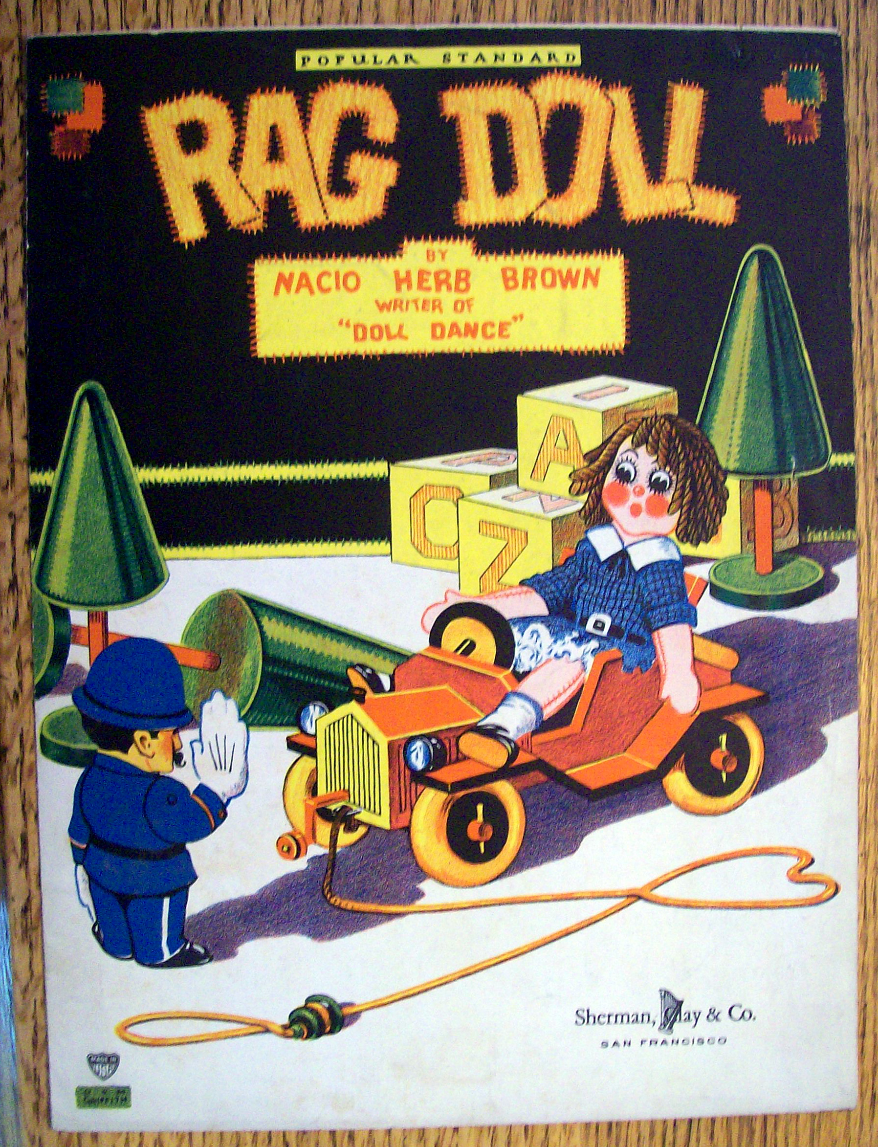1928 Rag Doll By Nacio Herb Brown-Writer Of Doll Dance