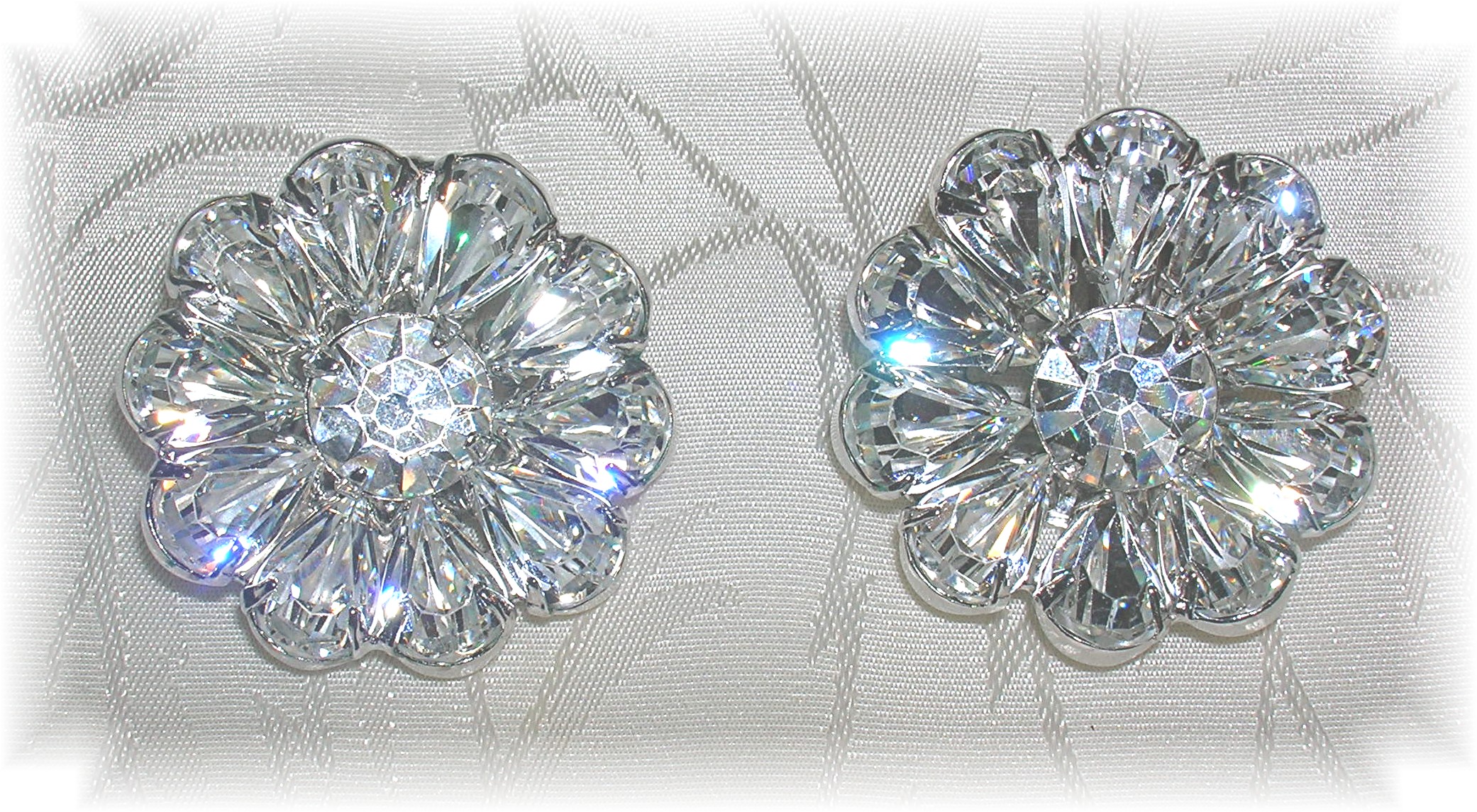 KRAMER Crystal Clip Earrings