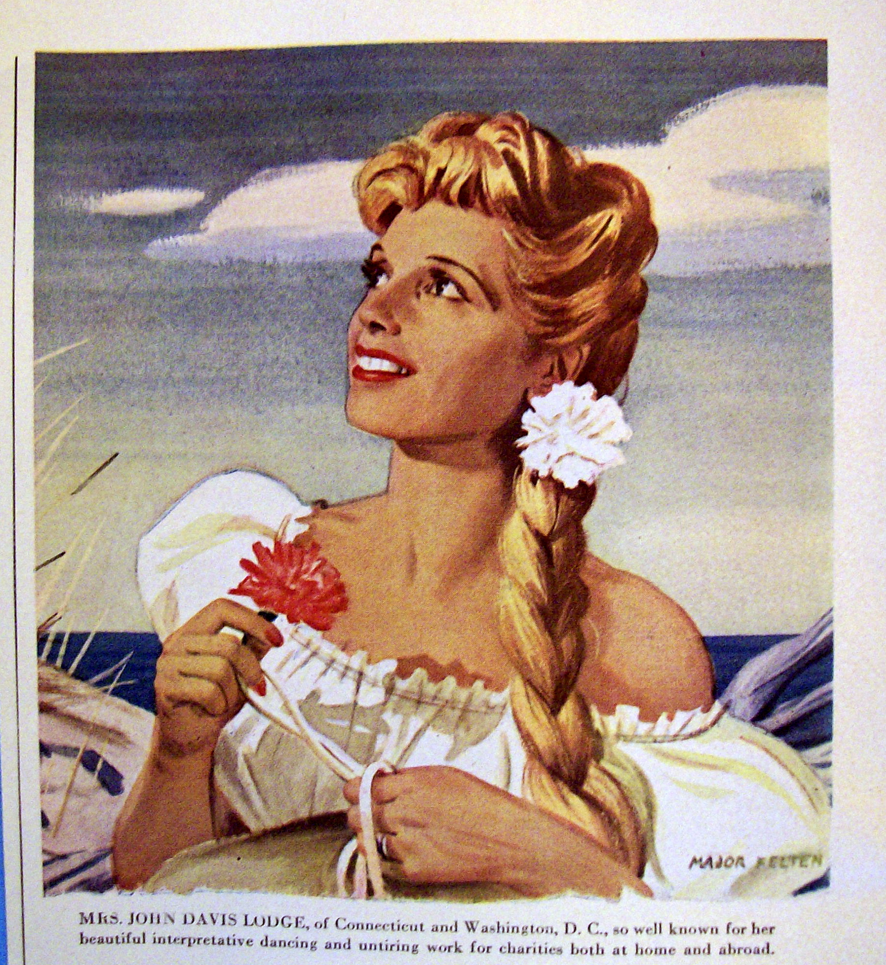 1949 Avon Cosmetics w/ Mrs. John Lodge