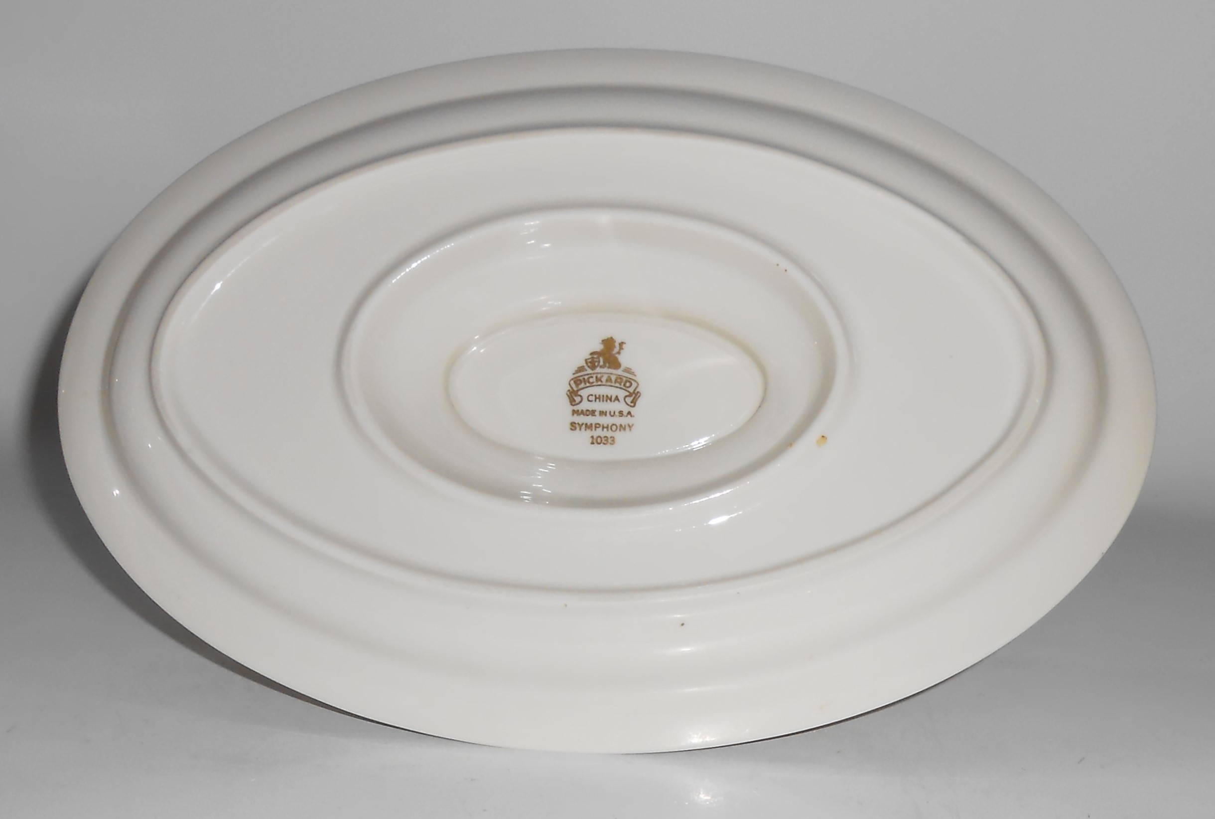 Pickard Porcelain China Gold Symphony Gravy Bowl