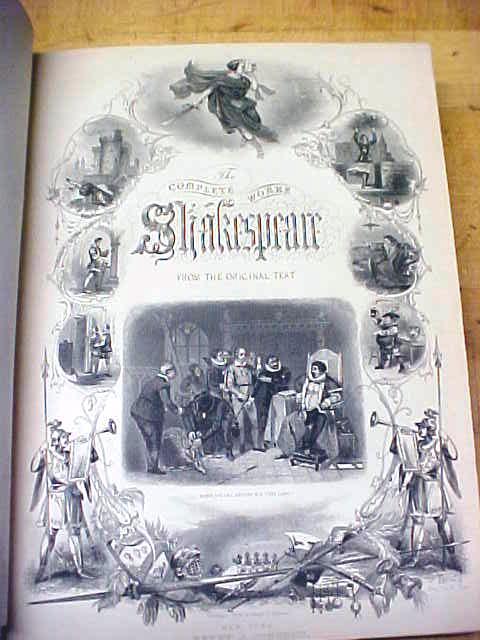 Shakespeare Works Histories Leather 1879