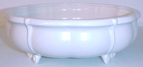 Franciscan Tropico Pottery Ivory Footed Art Bowl!