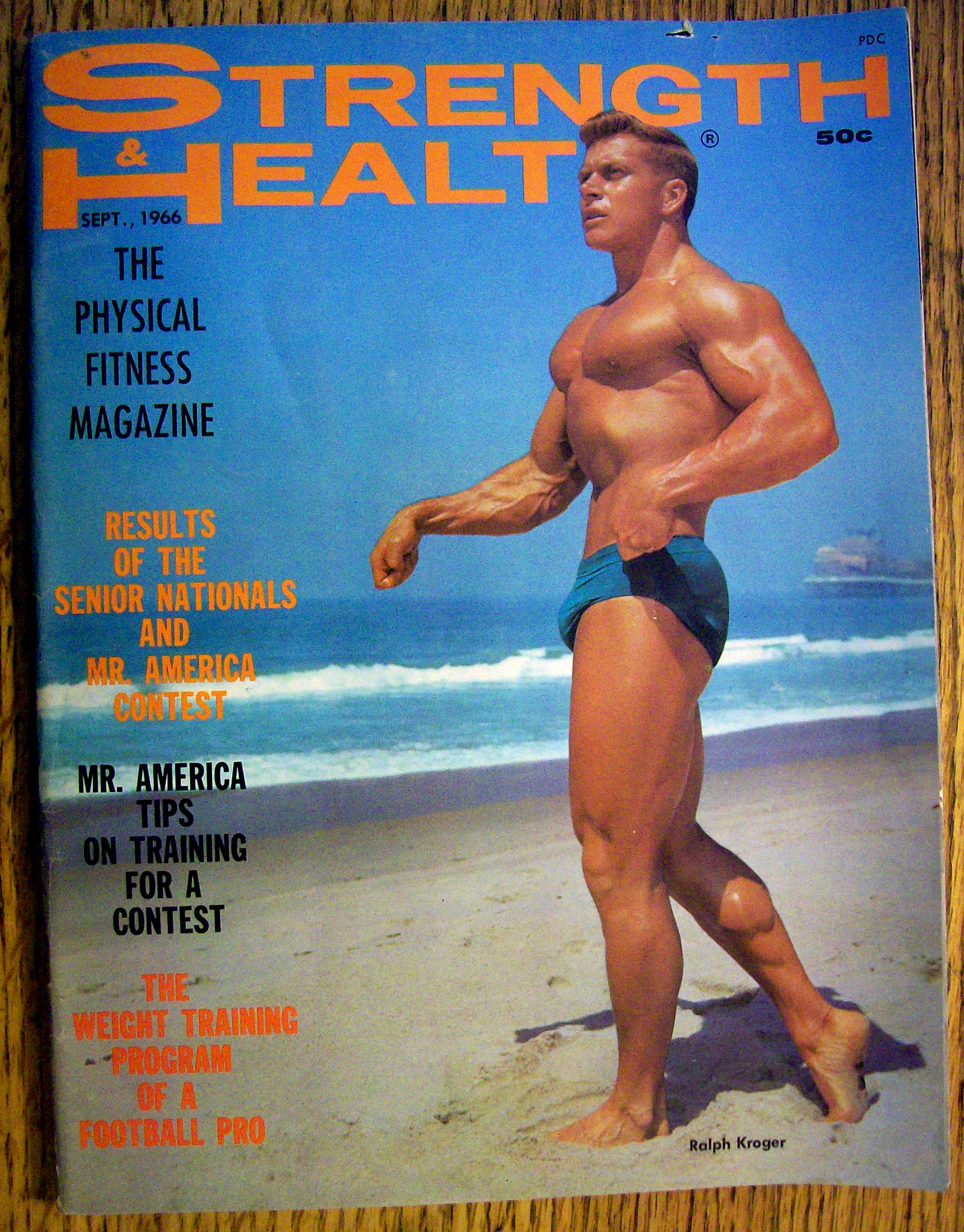 Strength & Health Magazine-September 1966-Ralph Kroger