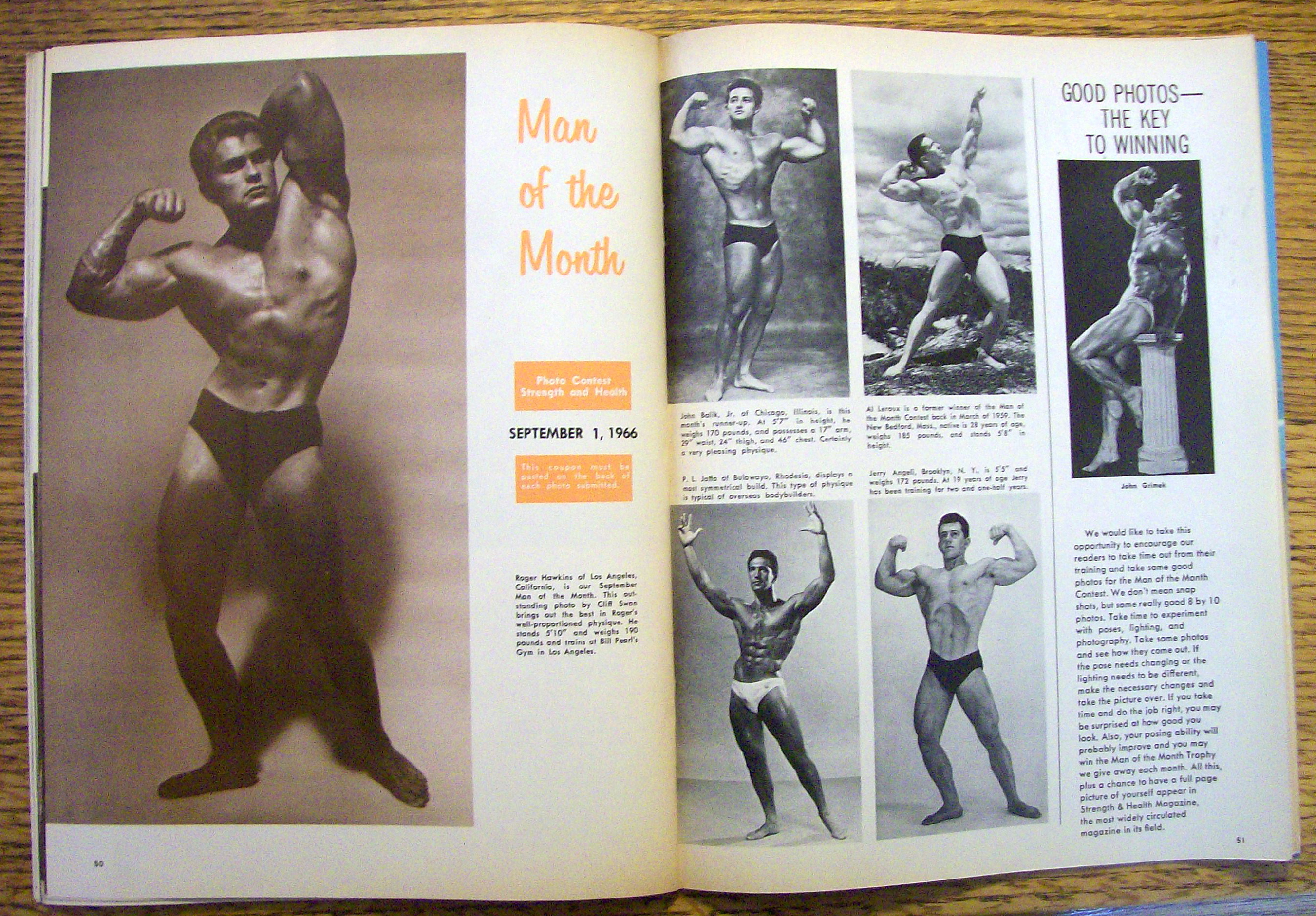 Strength & Health Magazine-September 1966-Ralph Kroger