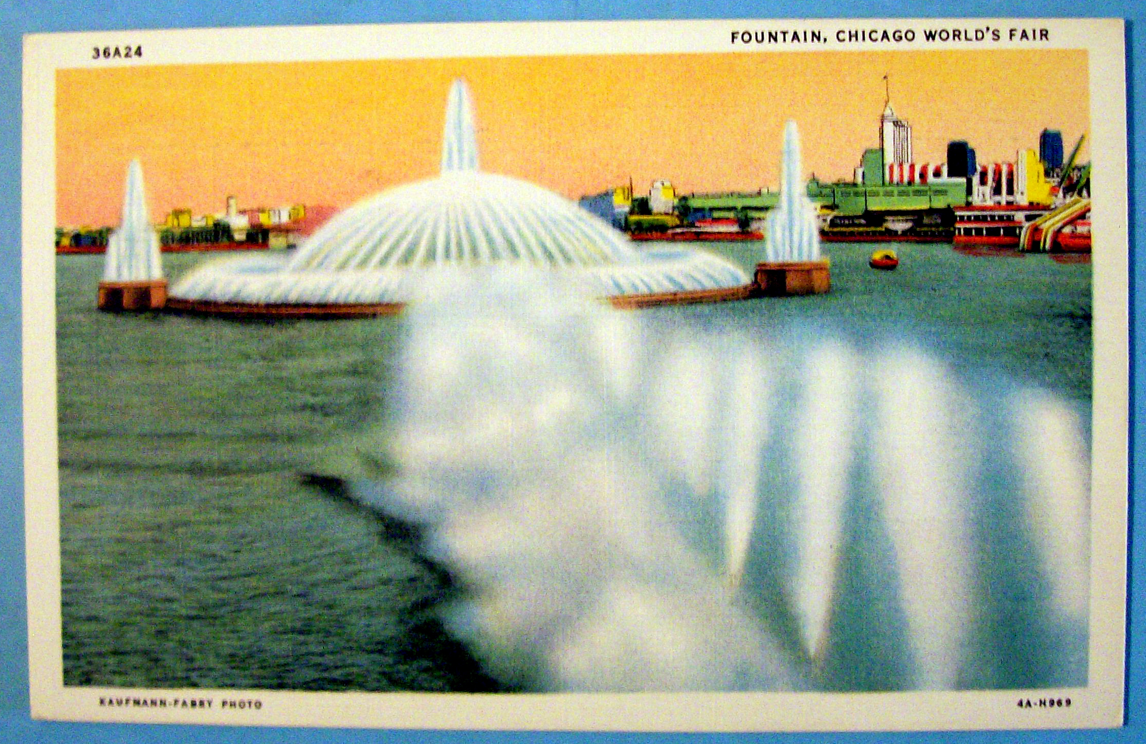 Fountain In Chicago Postcard (Chicago World's Fair)
