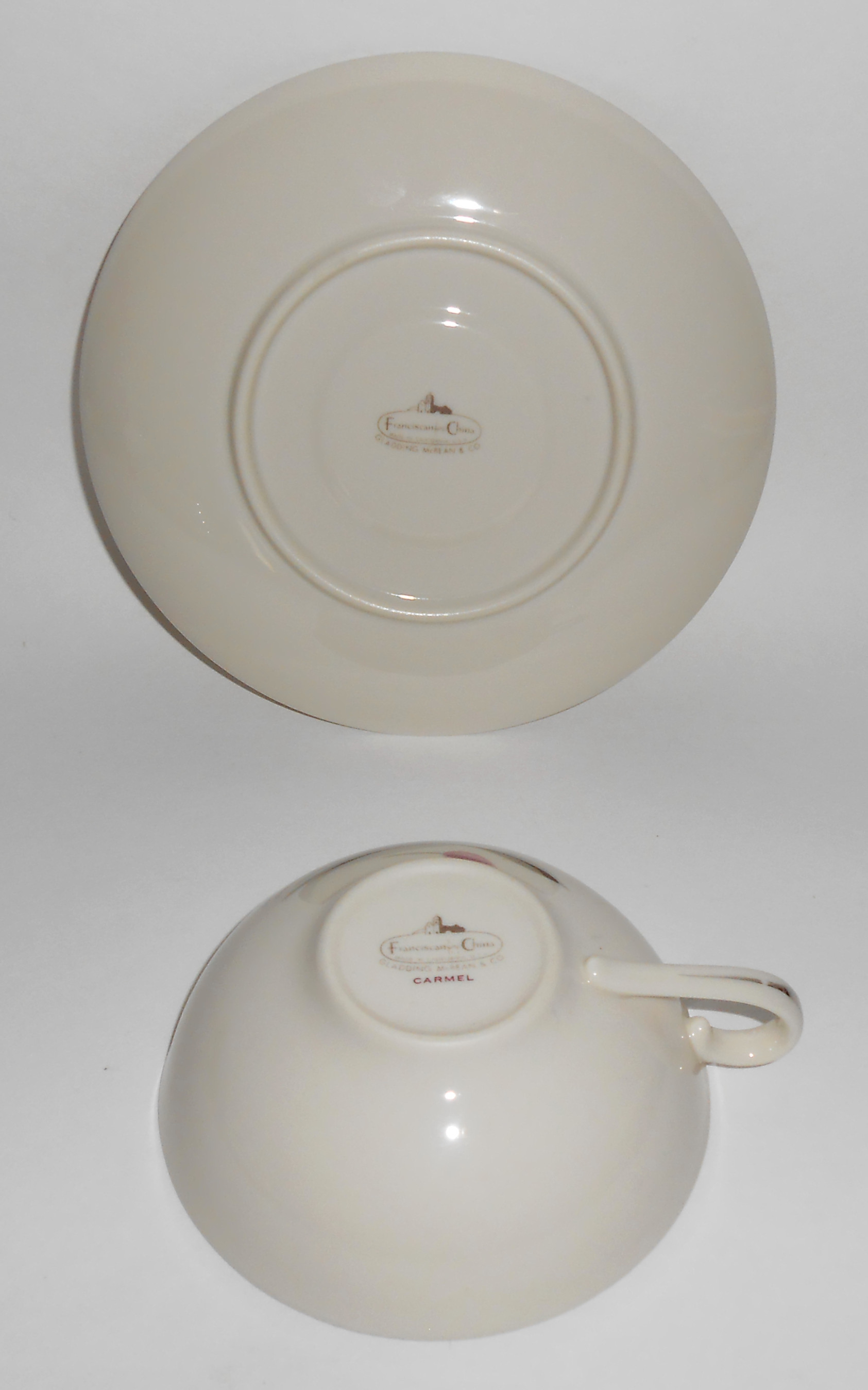 Franciscan Pottery China Carmel Cup/Saucer Set