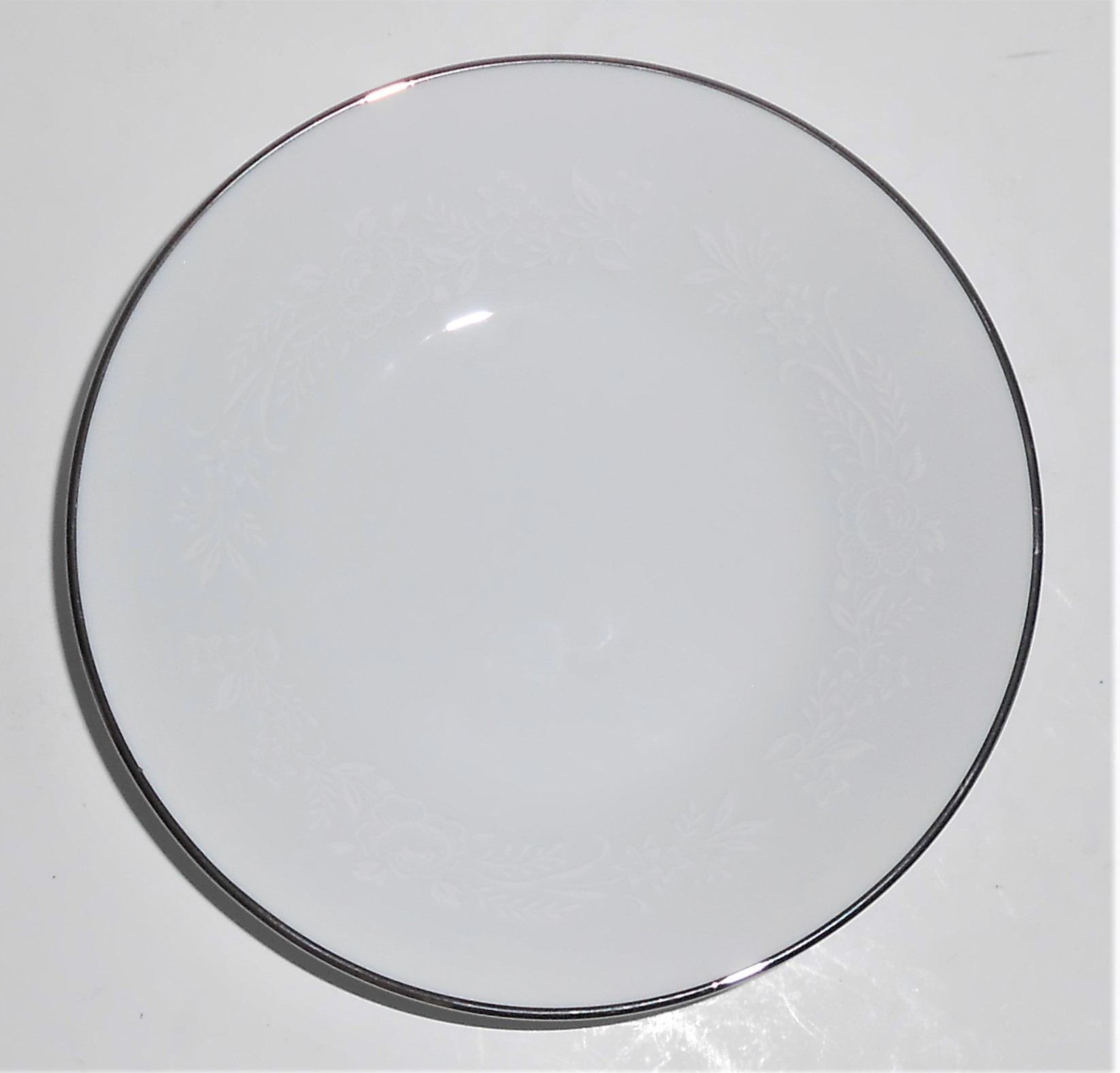 Noritake Porcelain China 6450 Q Reina w/Platinum Fruit