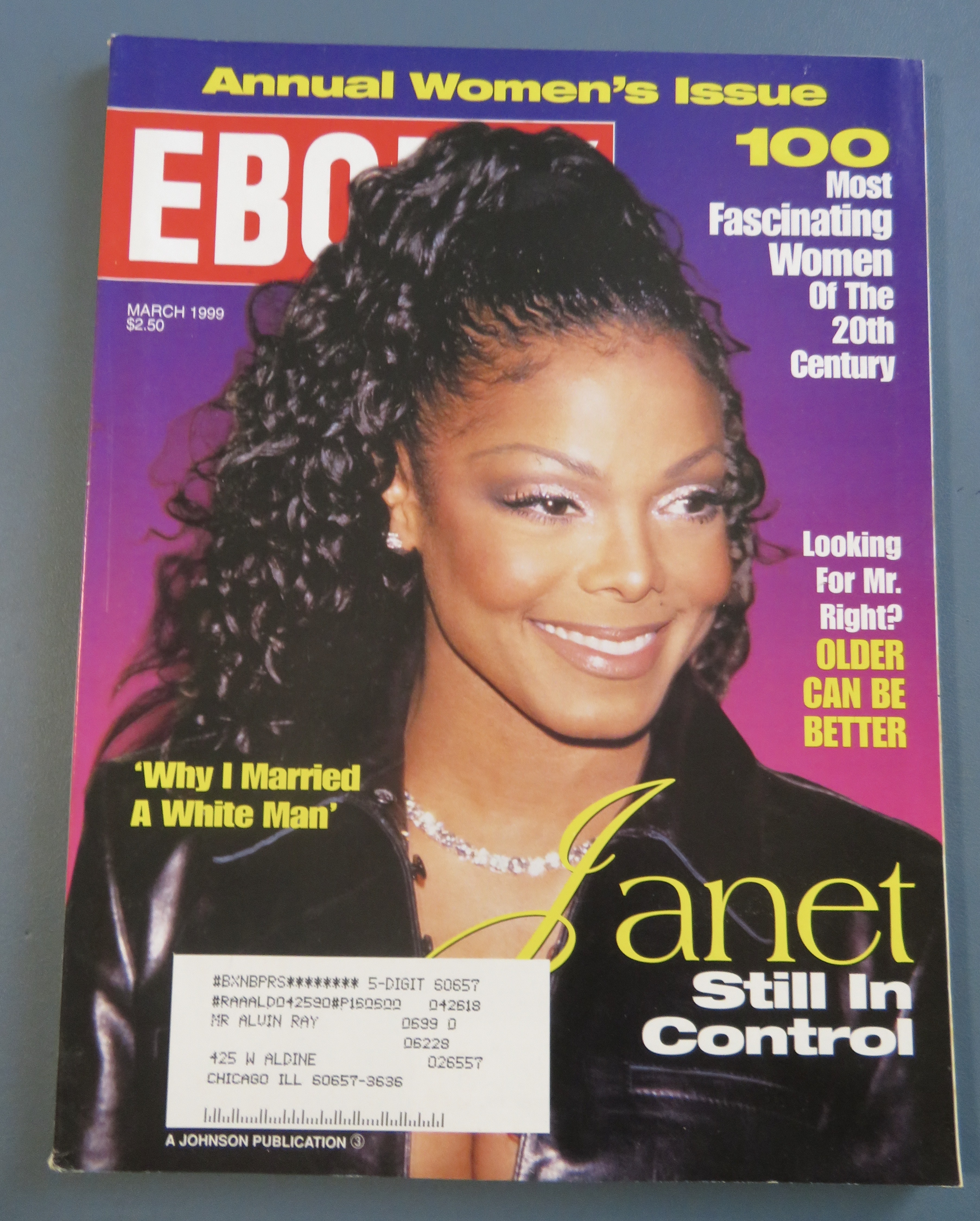 Ebony Magazine March 1999 Janet Still In Control