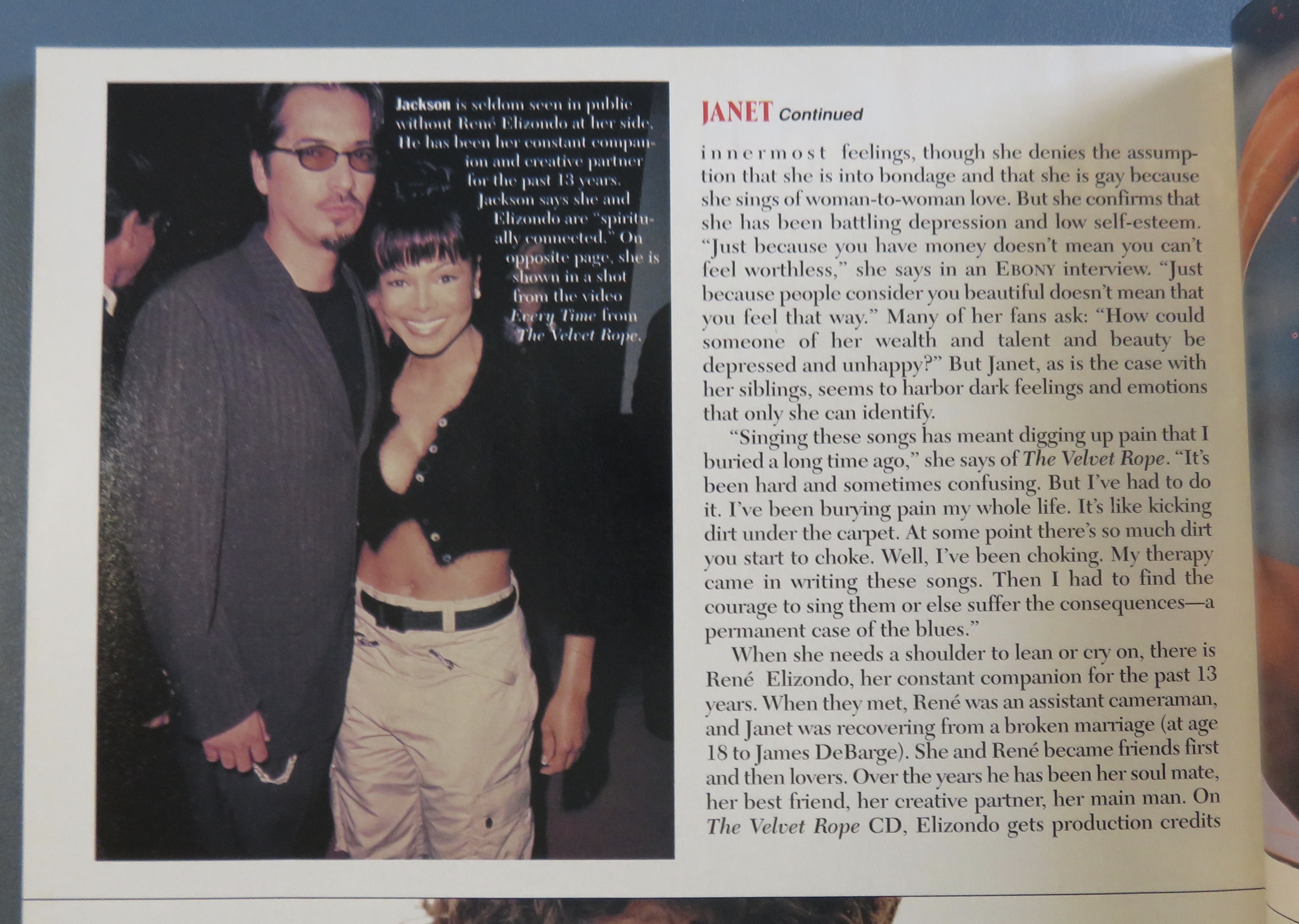 Ebony Magazine March 1999 Janet Still In Control
