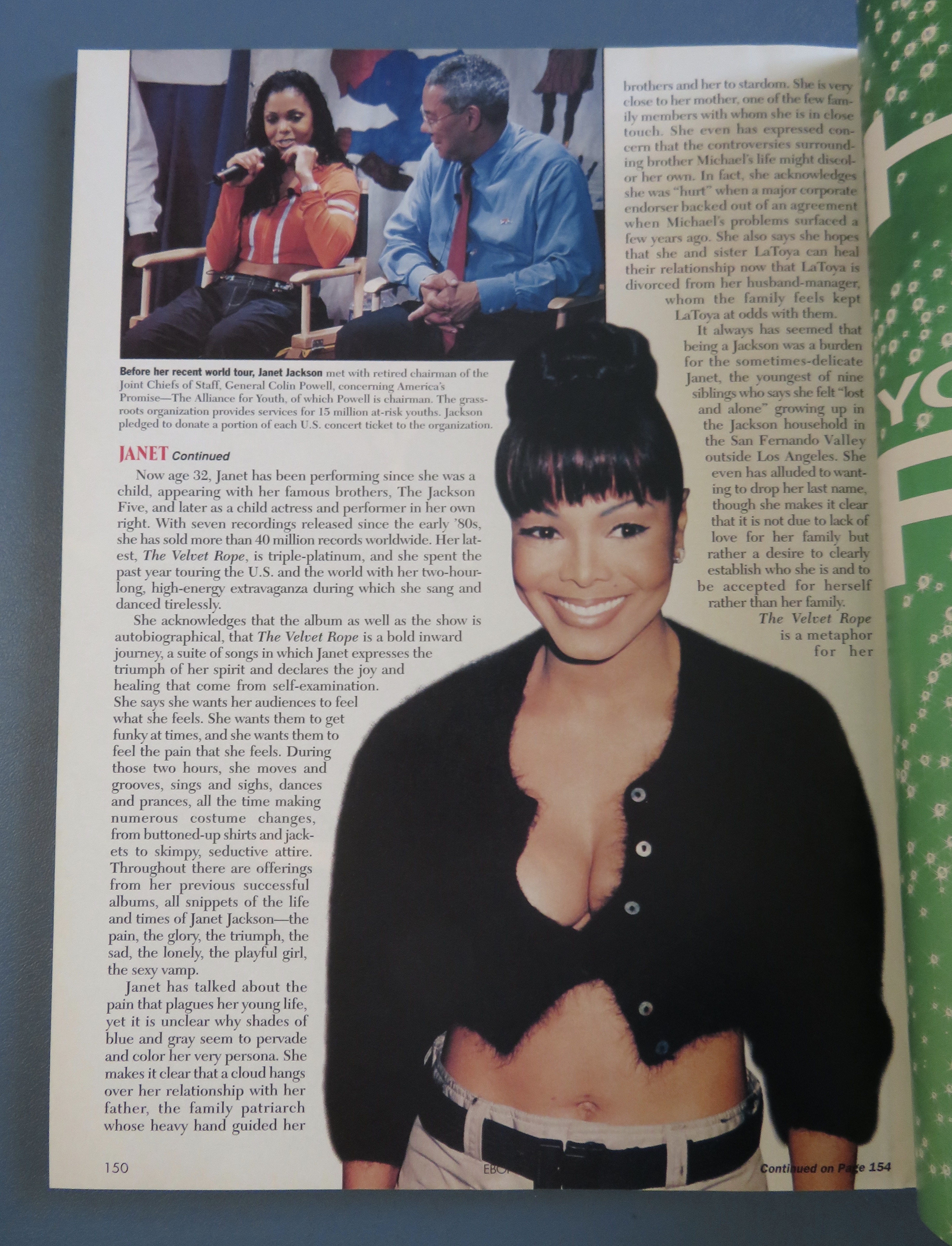 Ebony Magazine March 1999 Janet Still In Control