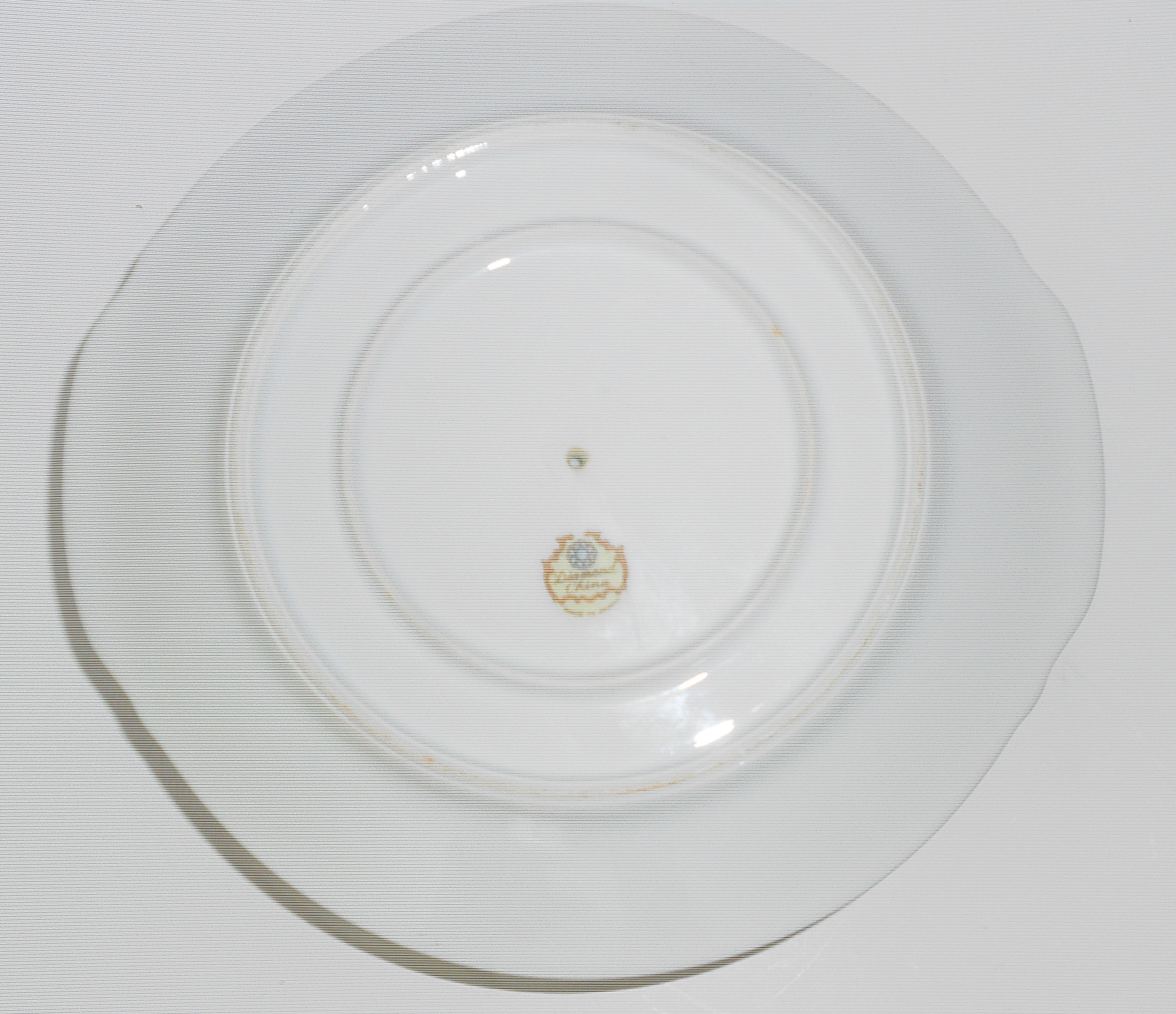 Diamond Porcelain China Roslyn w/Gold Gravy Bowl