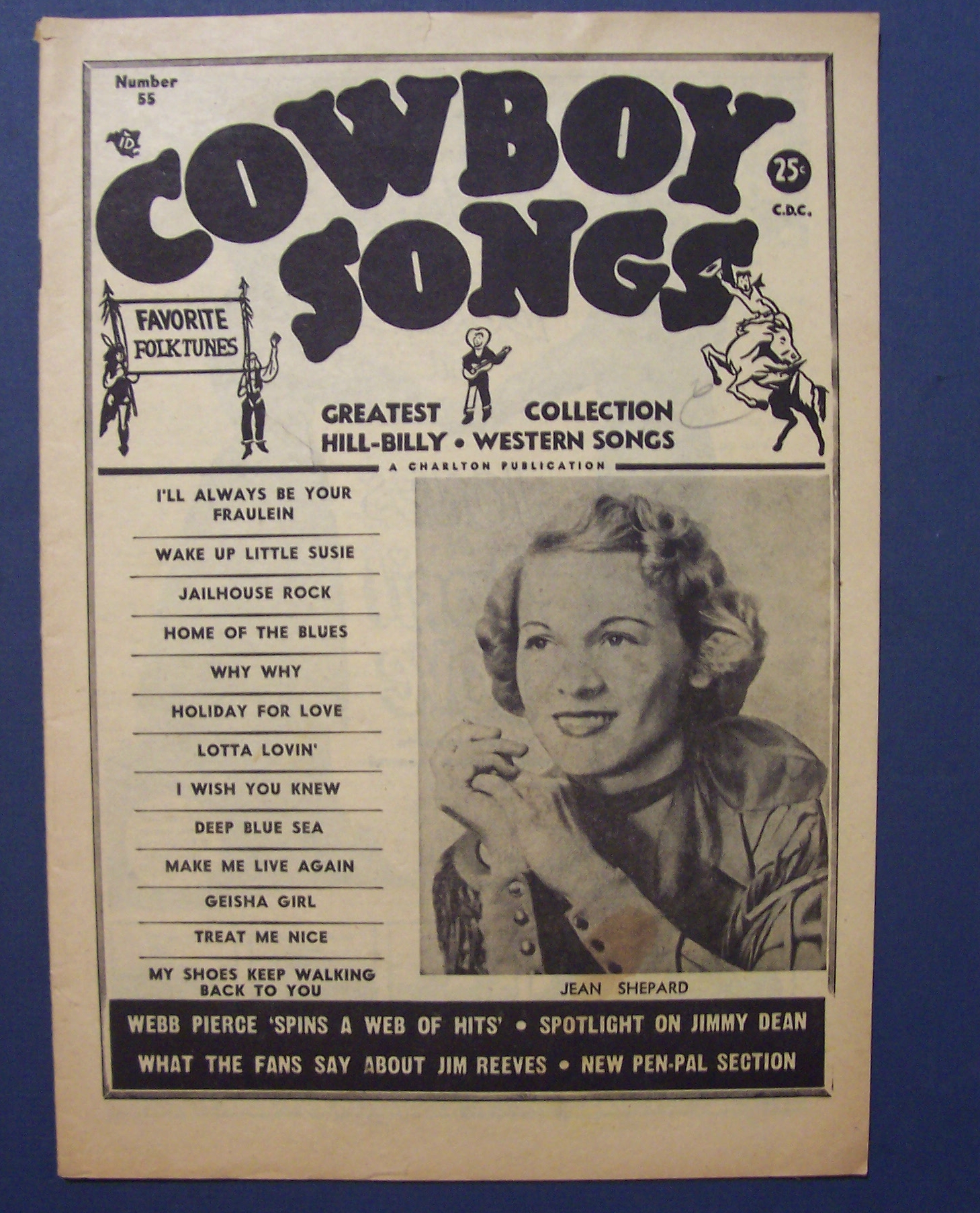 Cowboy Songs- March 1958 -Jean Shepard