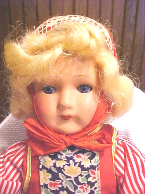 Composition Doll Ethnic Beautiful Roddy
