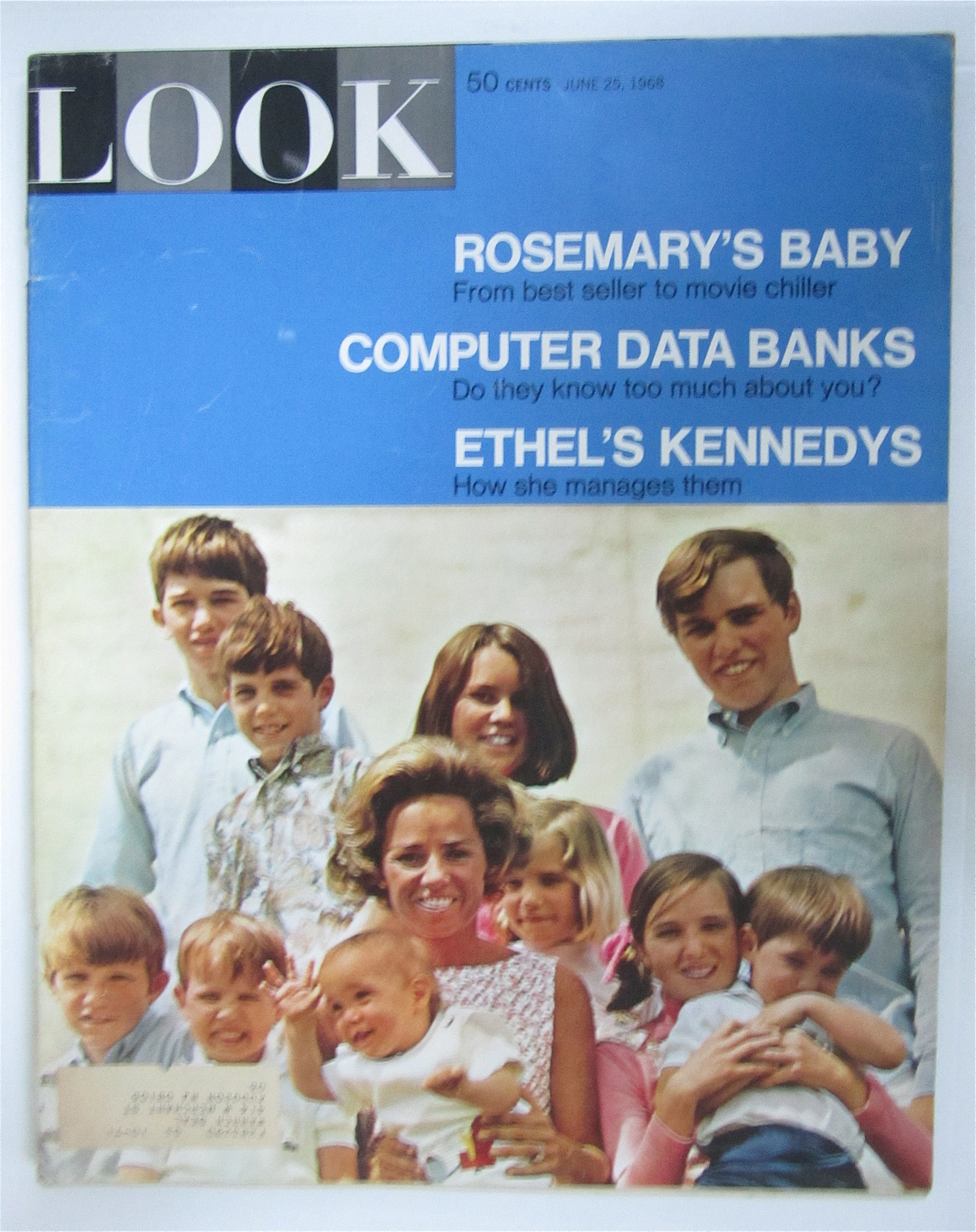 Look Magazine June  25, 1968 Ethel Kennedy