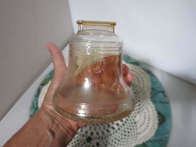 Anchor Hocking Carnival Glass Liberty Bell Bank
