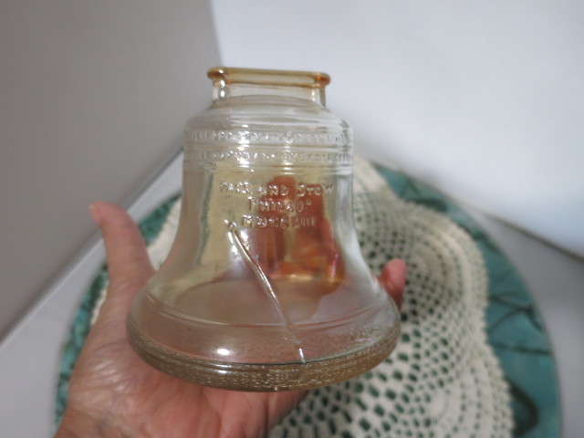 Anchor Hocking Carnival Glass Liberty Bell Bank
