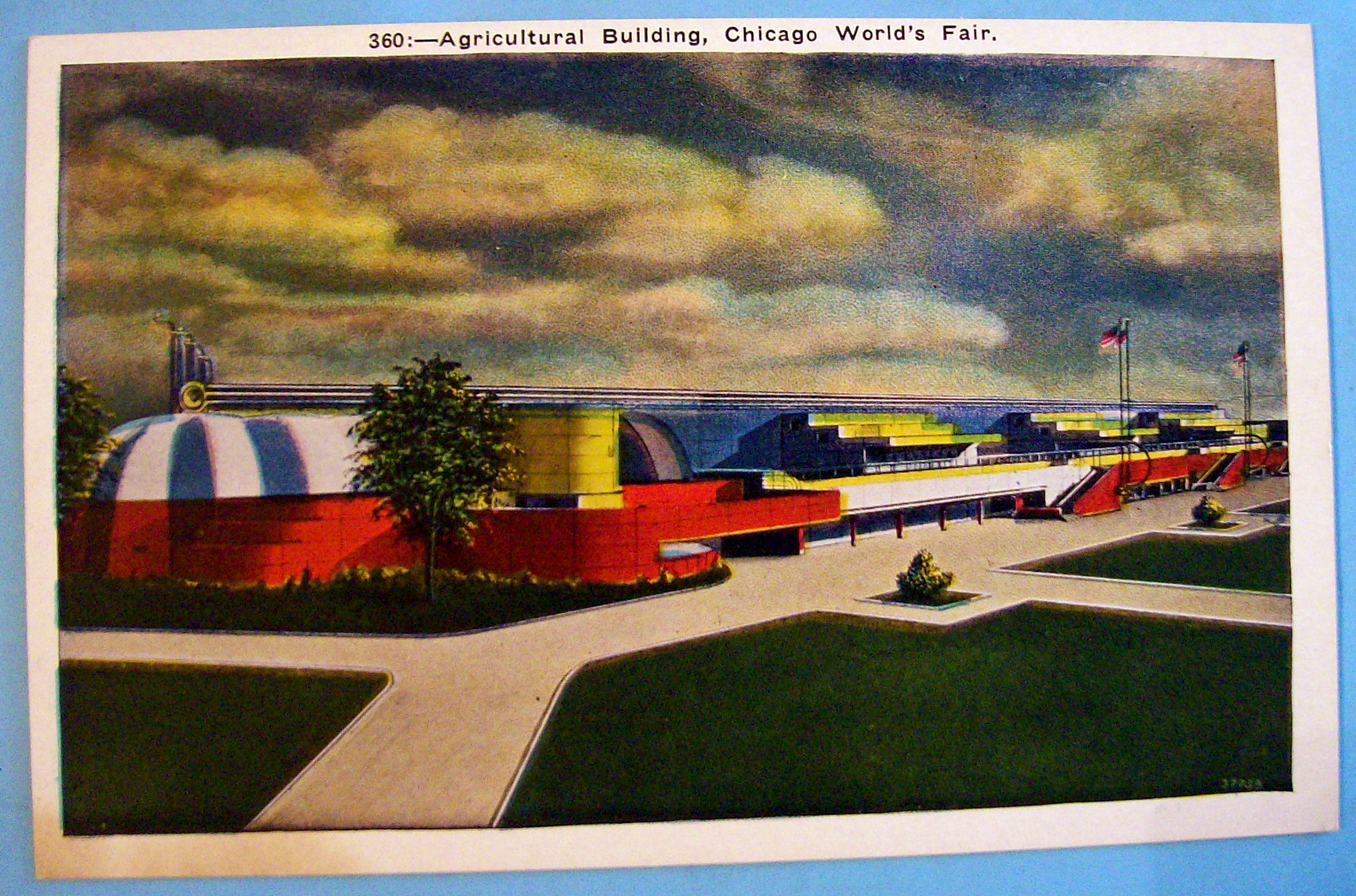 Agricultural Building Postcard (Chicago World's Fair)