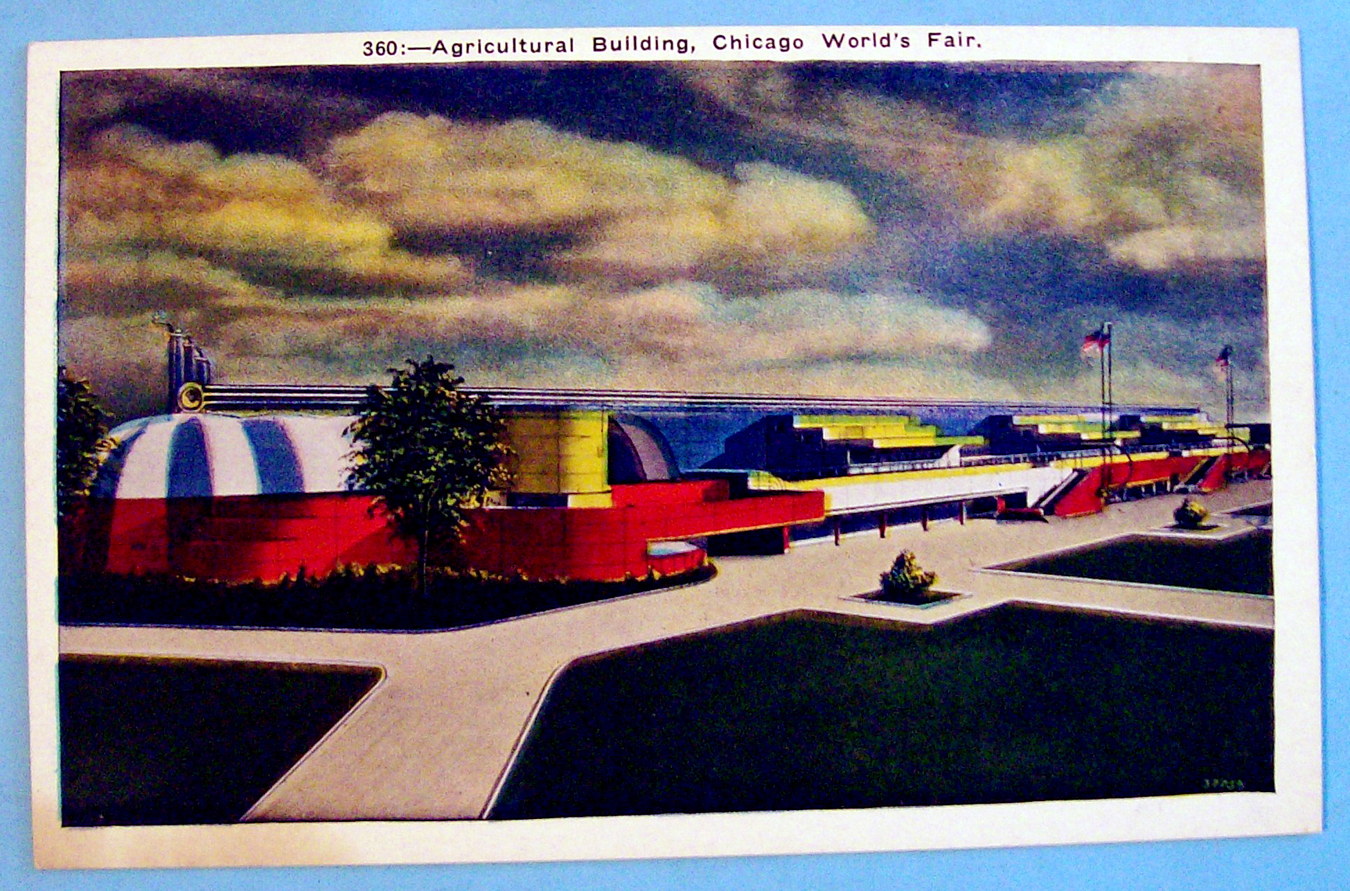 Agricultural Building Postcard (Chicago World's Fair)