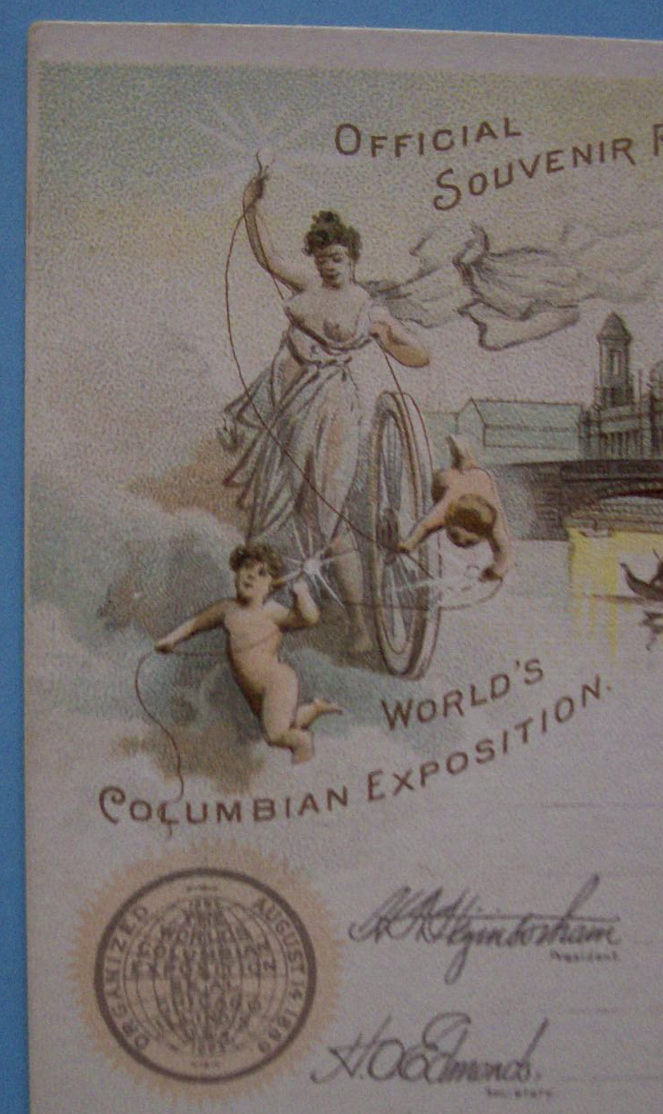 1893 Columbian Exposition Electrical Building Postcard