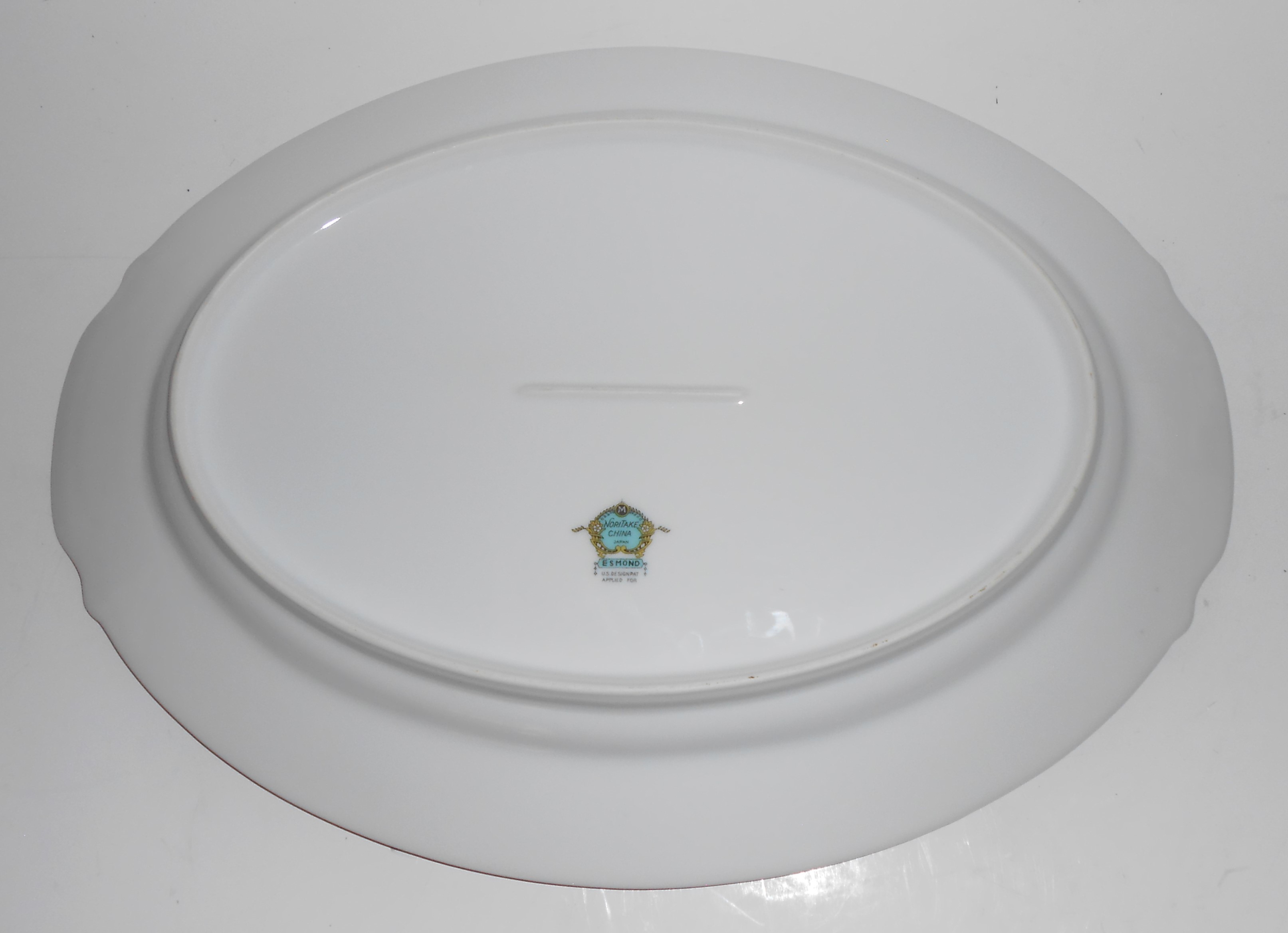 Noritake China Porcelain Esmond w/Gold Platter