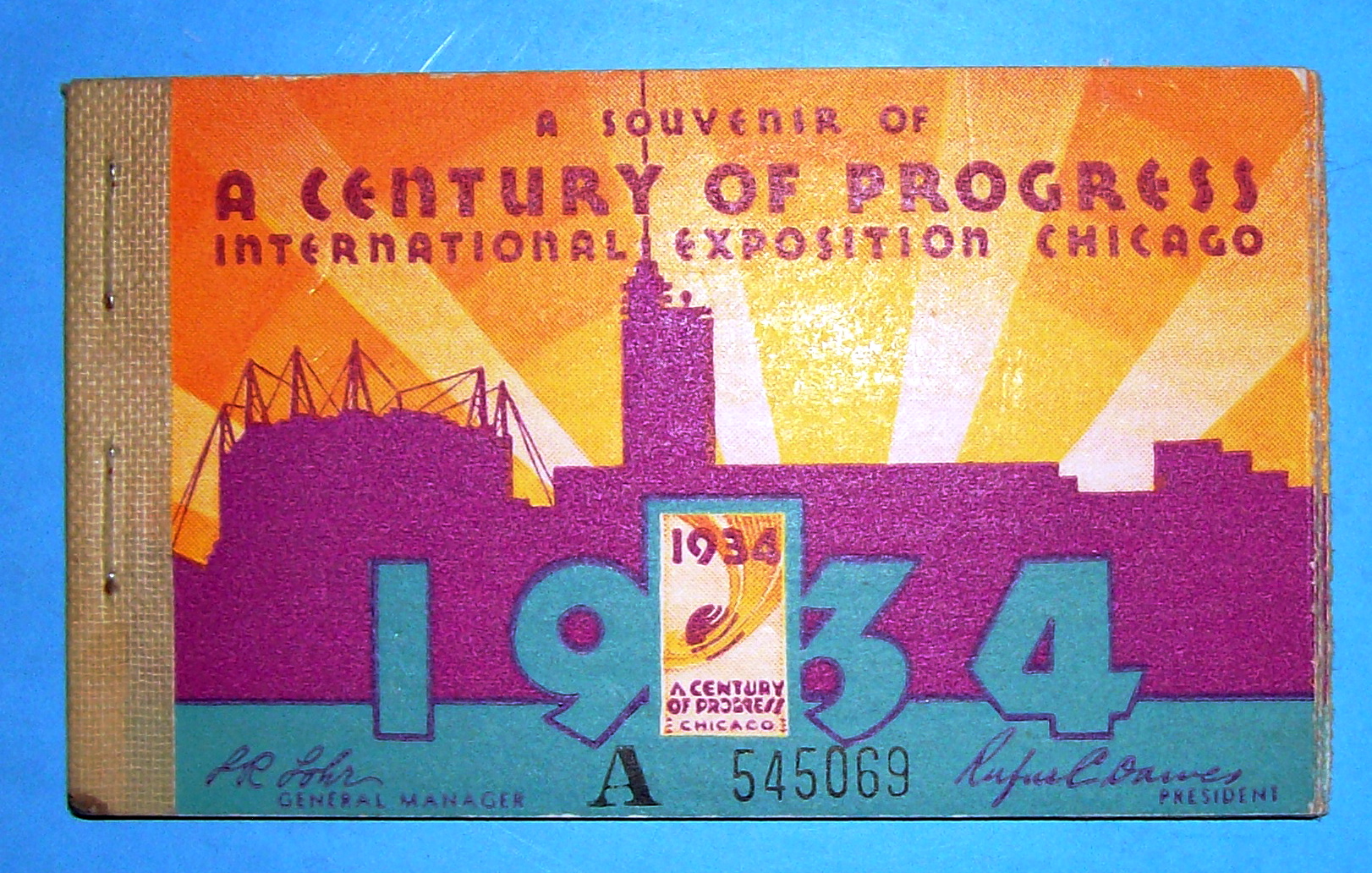 1934 Century of Progress, 5 Tickets
