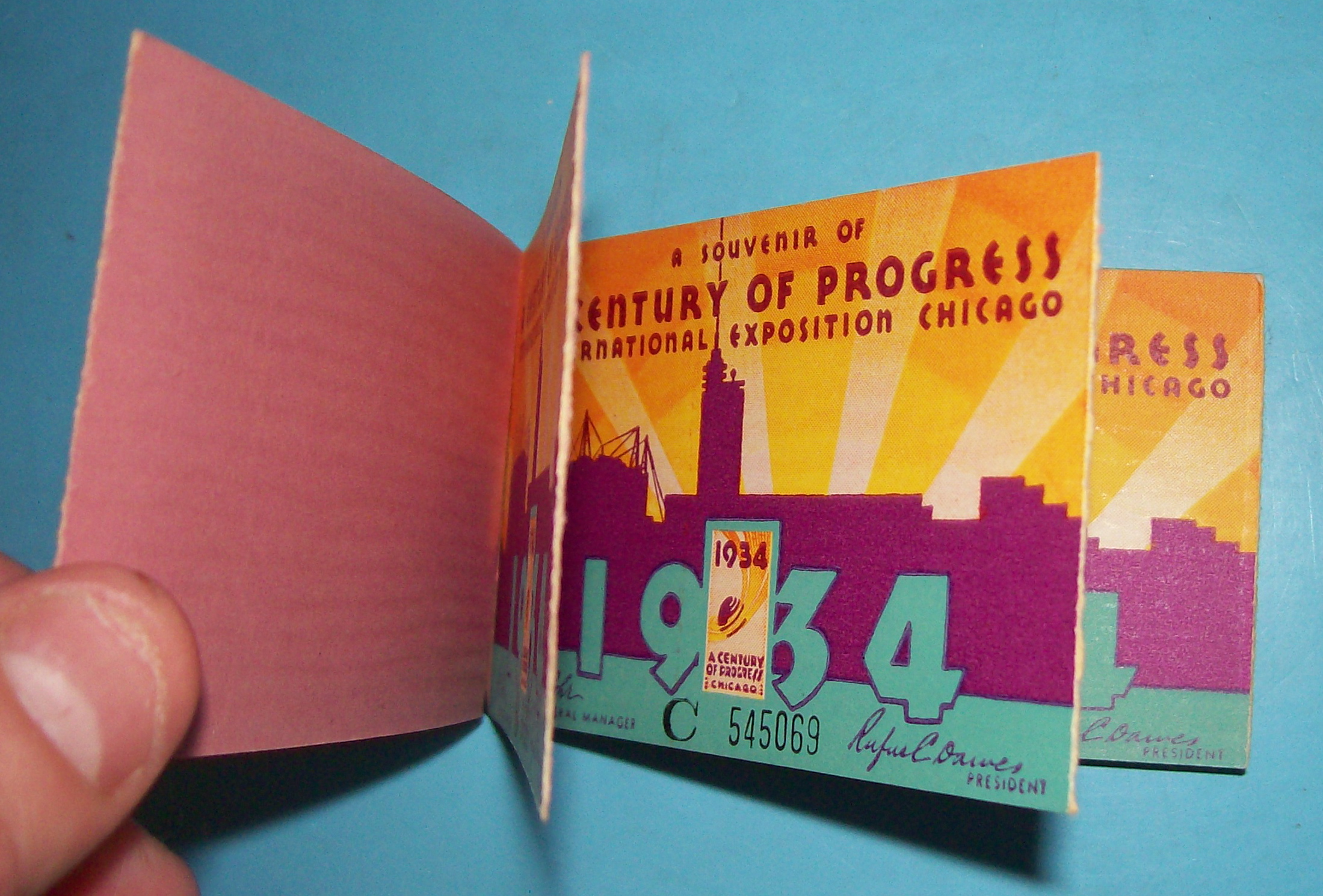 1934 Century of Progress, 5 Tickets