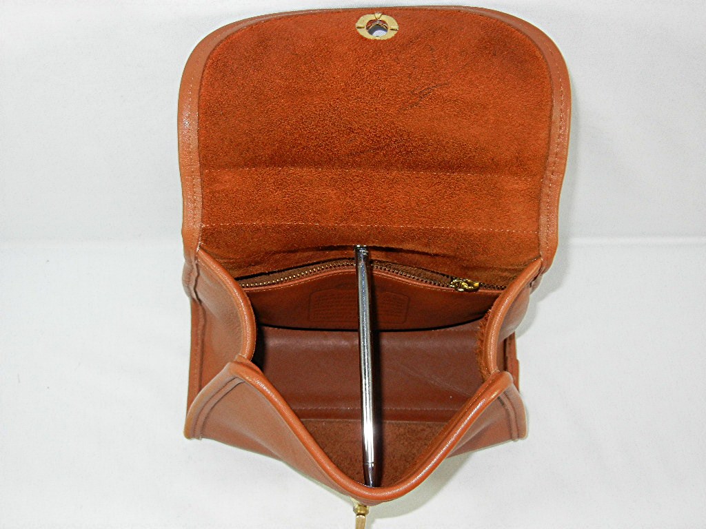 Bag COACHLeather BRITISH TAN  Small Purse