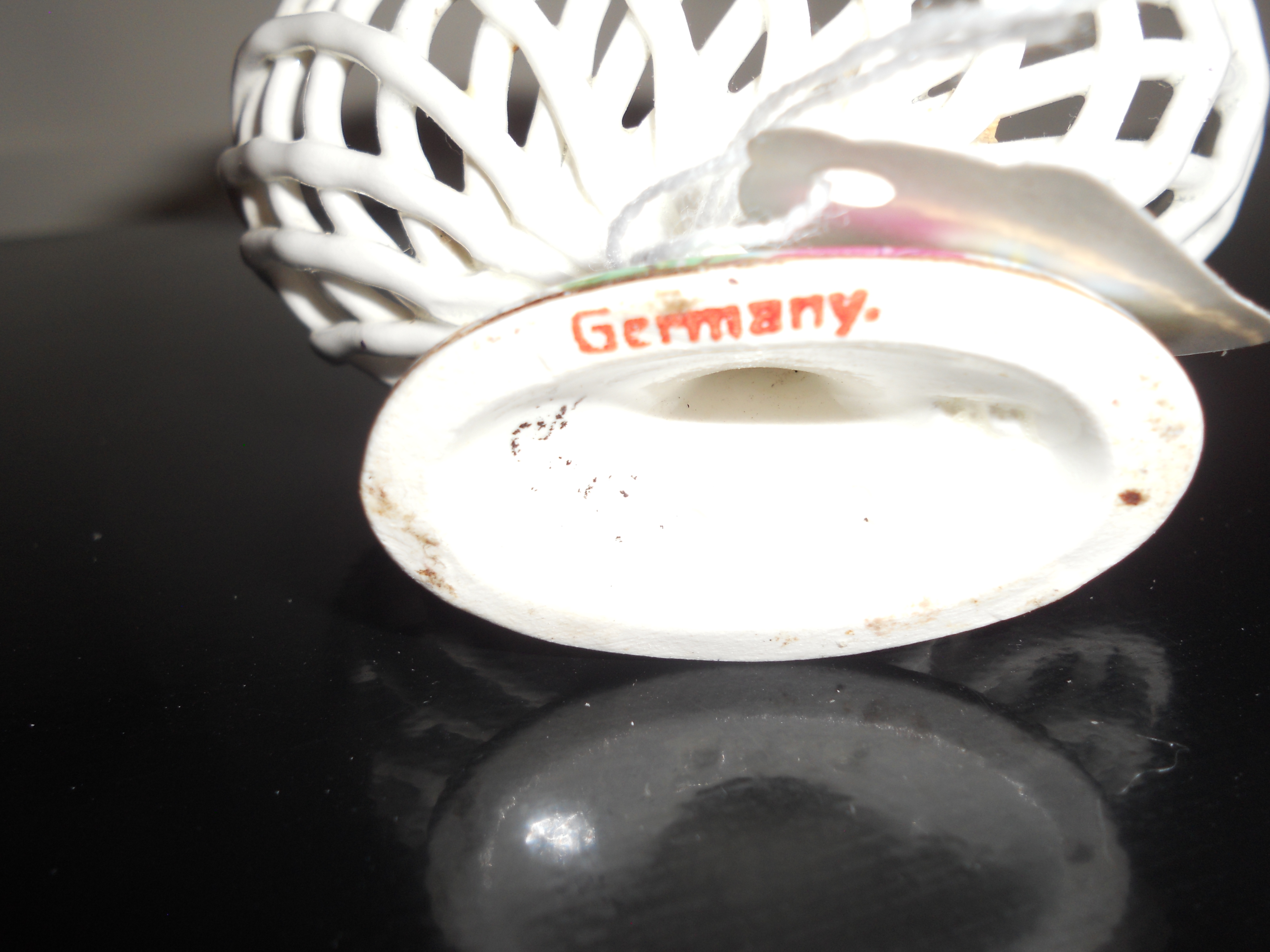 Miniature Porcelain reticulated Germany