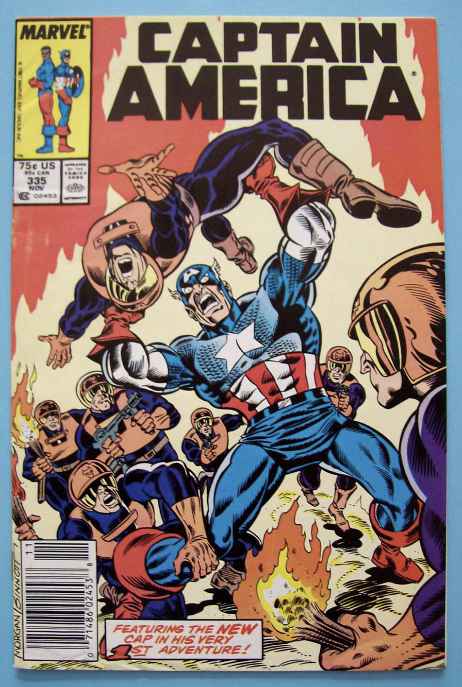 Captain America Comics -Nov 1987- Baptism Of Fire