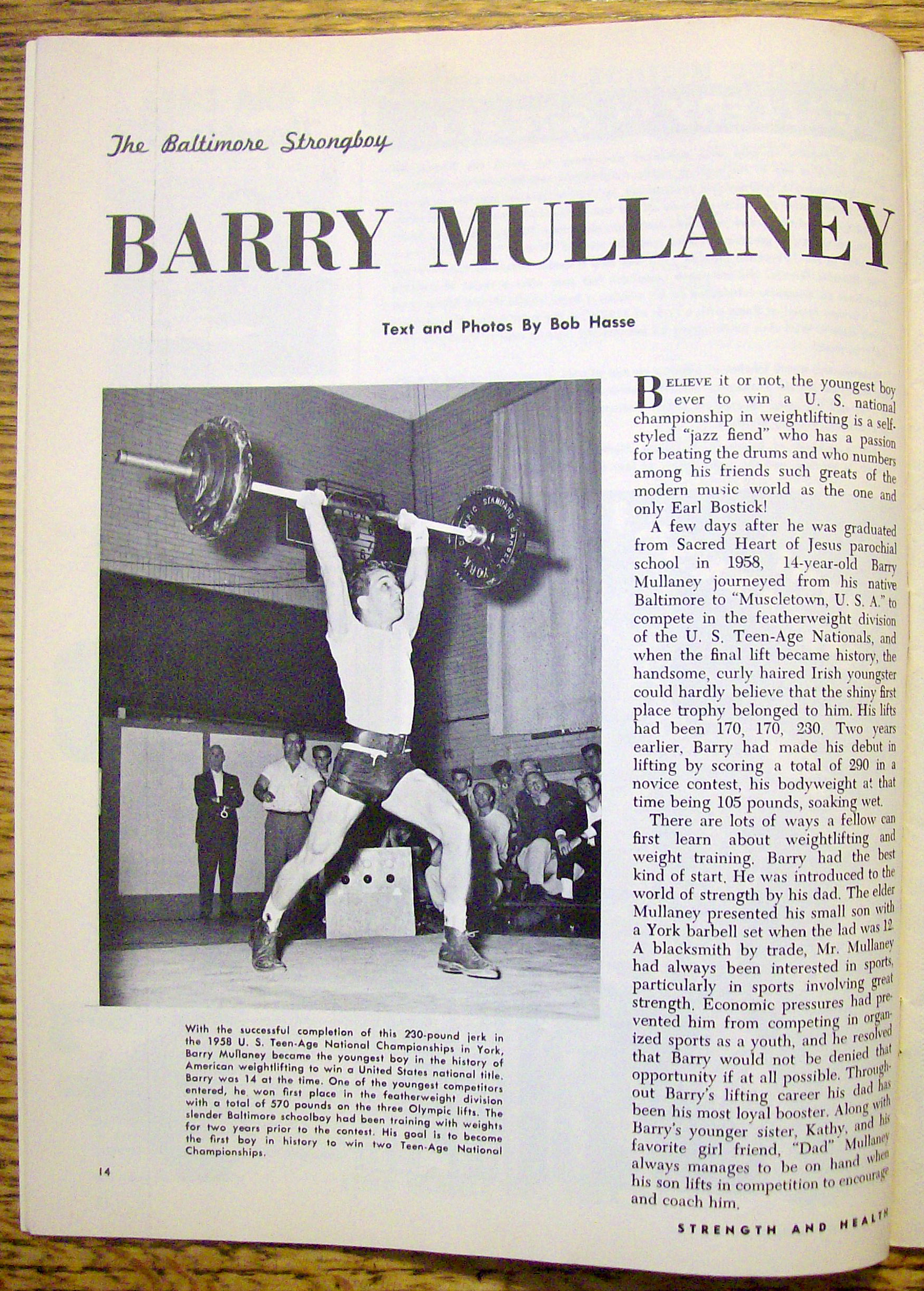 Strength & Health Magazine-March 1961-Red Lerille