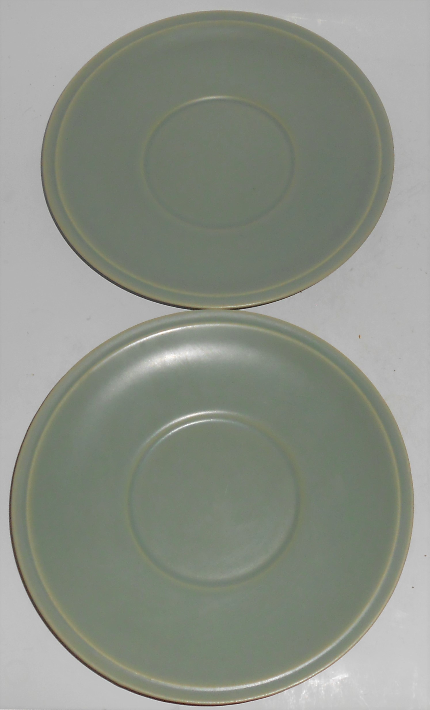 Franciscan Pottery Montecito Satin Celadon Pair Soup Sa