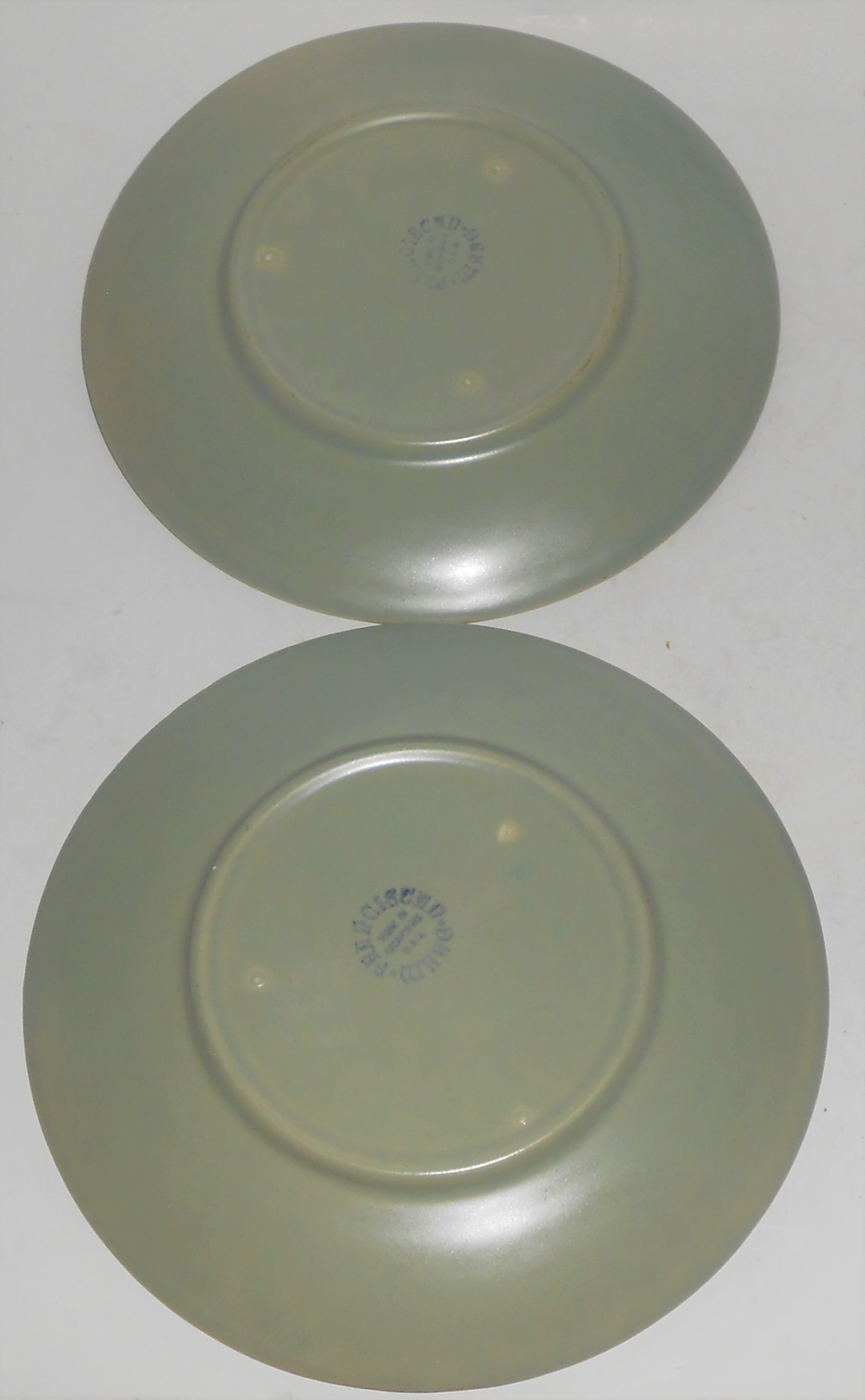 Franciscan Pottery Montecito Satin Celadon Pair Soup Sa