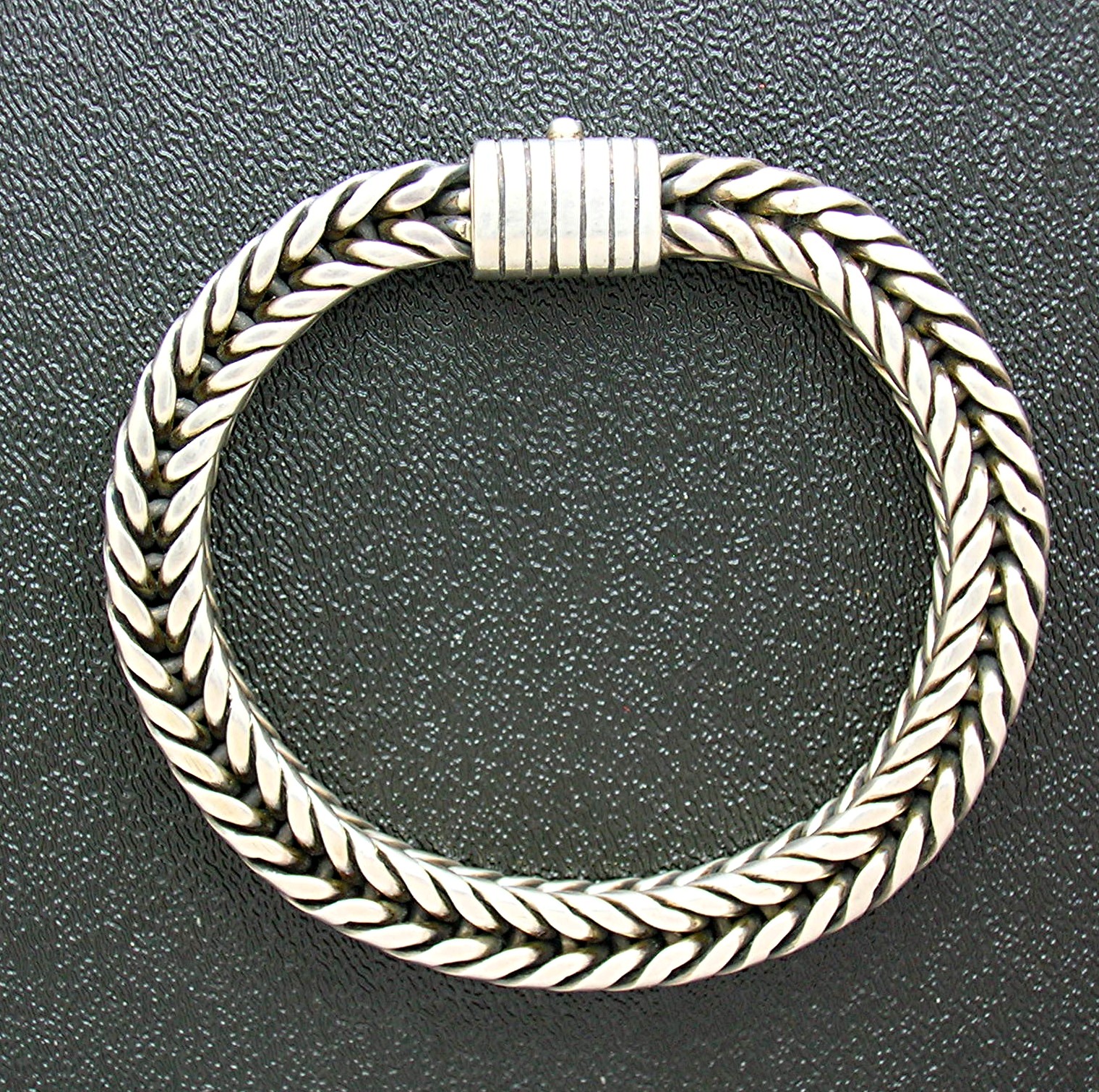 Bracelet Sterling Silver Heavy Signed BA SC