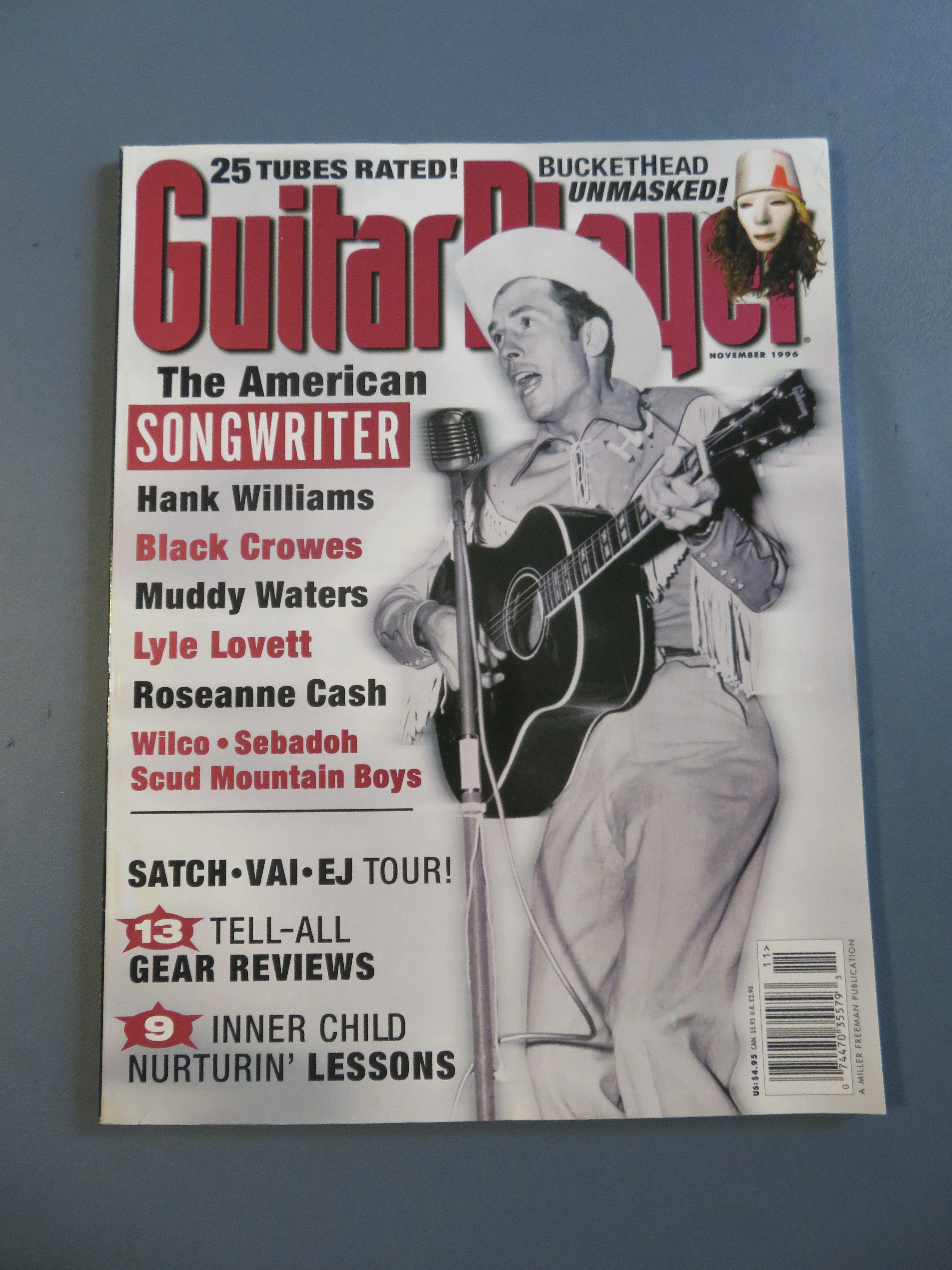 Guitar Player Magazine November 1996 Hank Williams