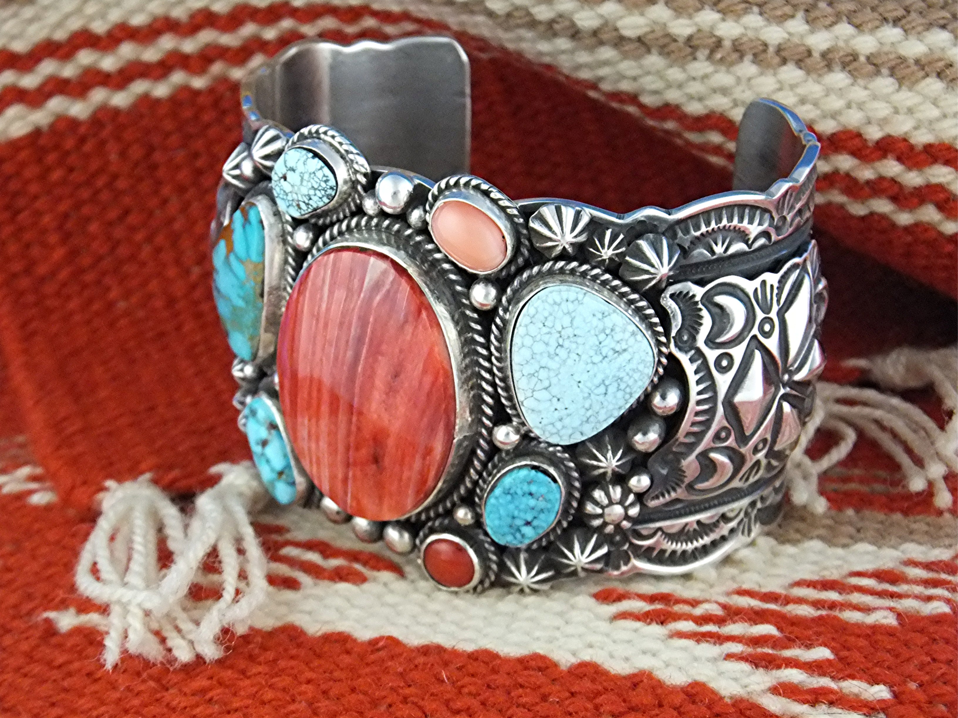 Darrell Cadman Bracelet Sterling Silver Spiny Oyster Tu