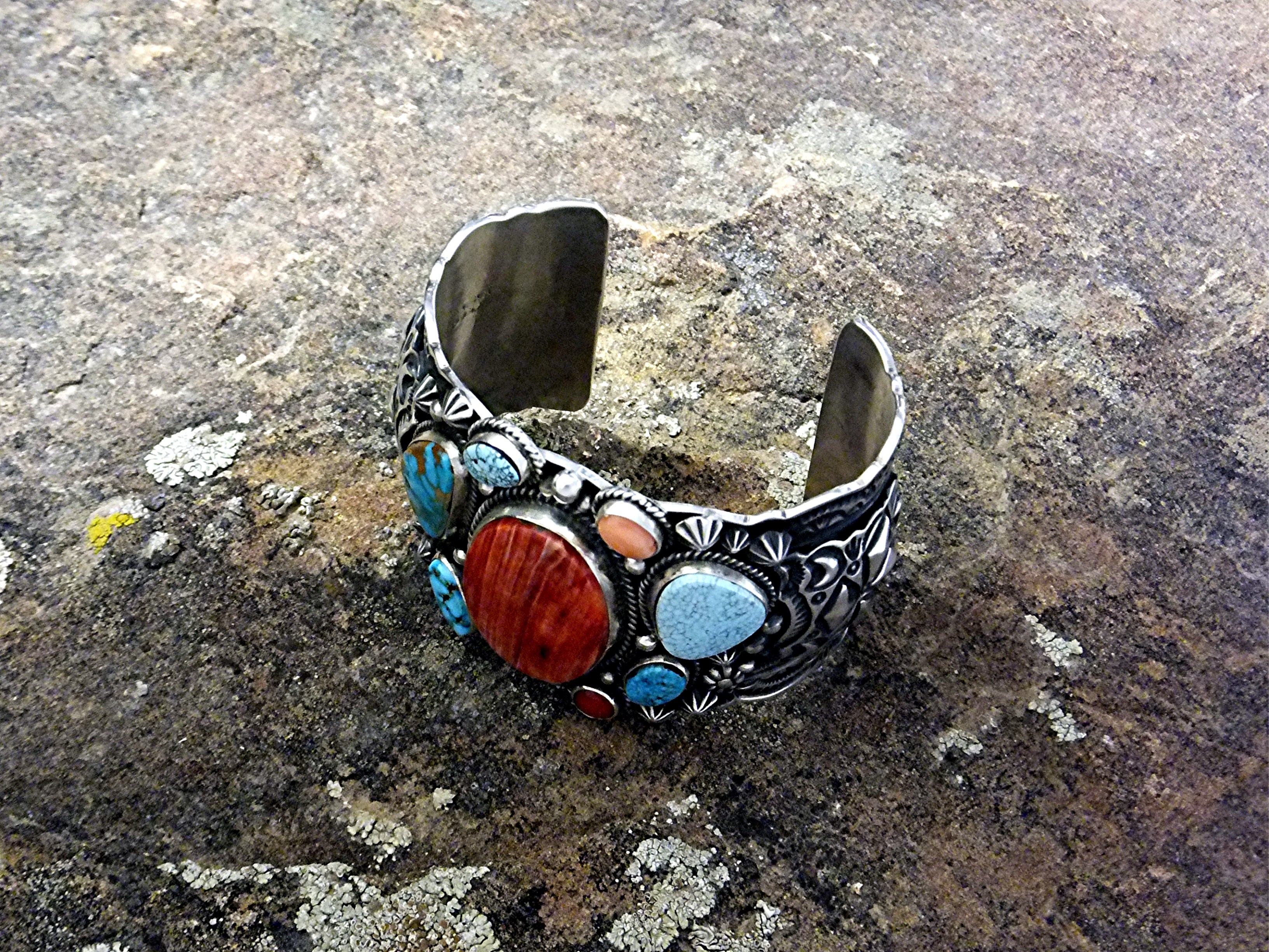 Darrell Cadman Bracelet Sterling Silver Spiny Oyster Tu