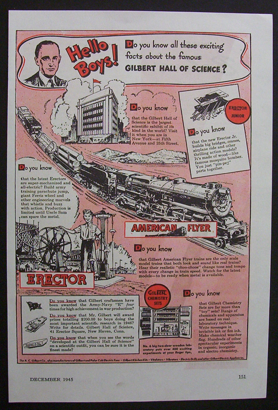 1945  Gilbert  Hall  Of  Science