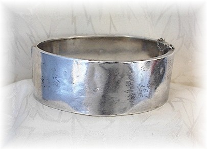 European Hallmarked  Silver Bangle Bracelet