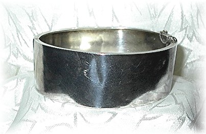 European Hallmarked  Silver Bangle Bracelet