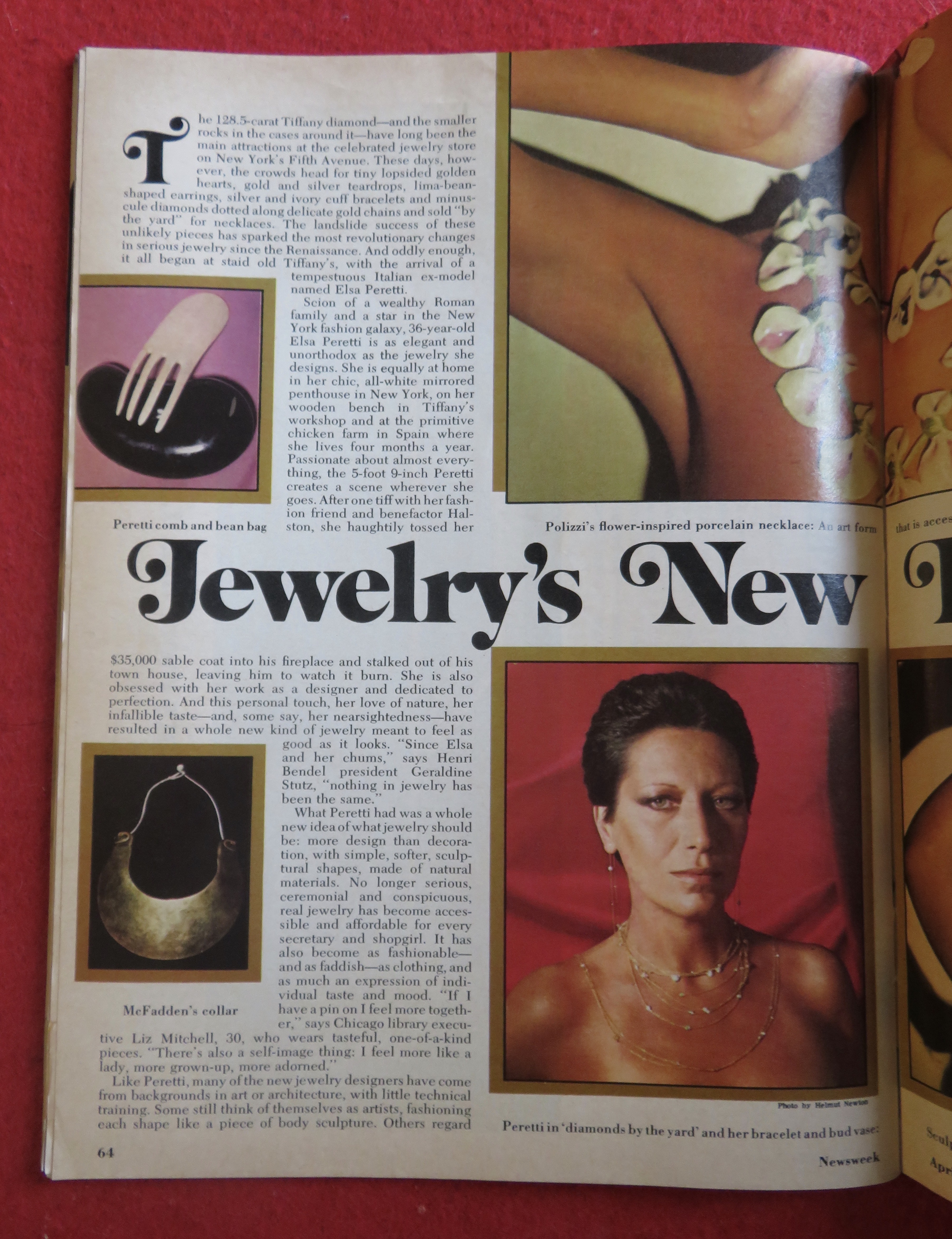 Newsweek Magazine April 4, 1977 Jewelry's New Dazzle