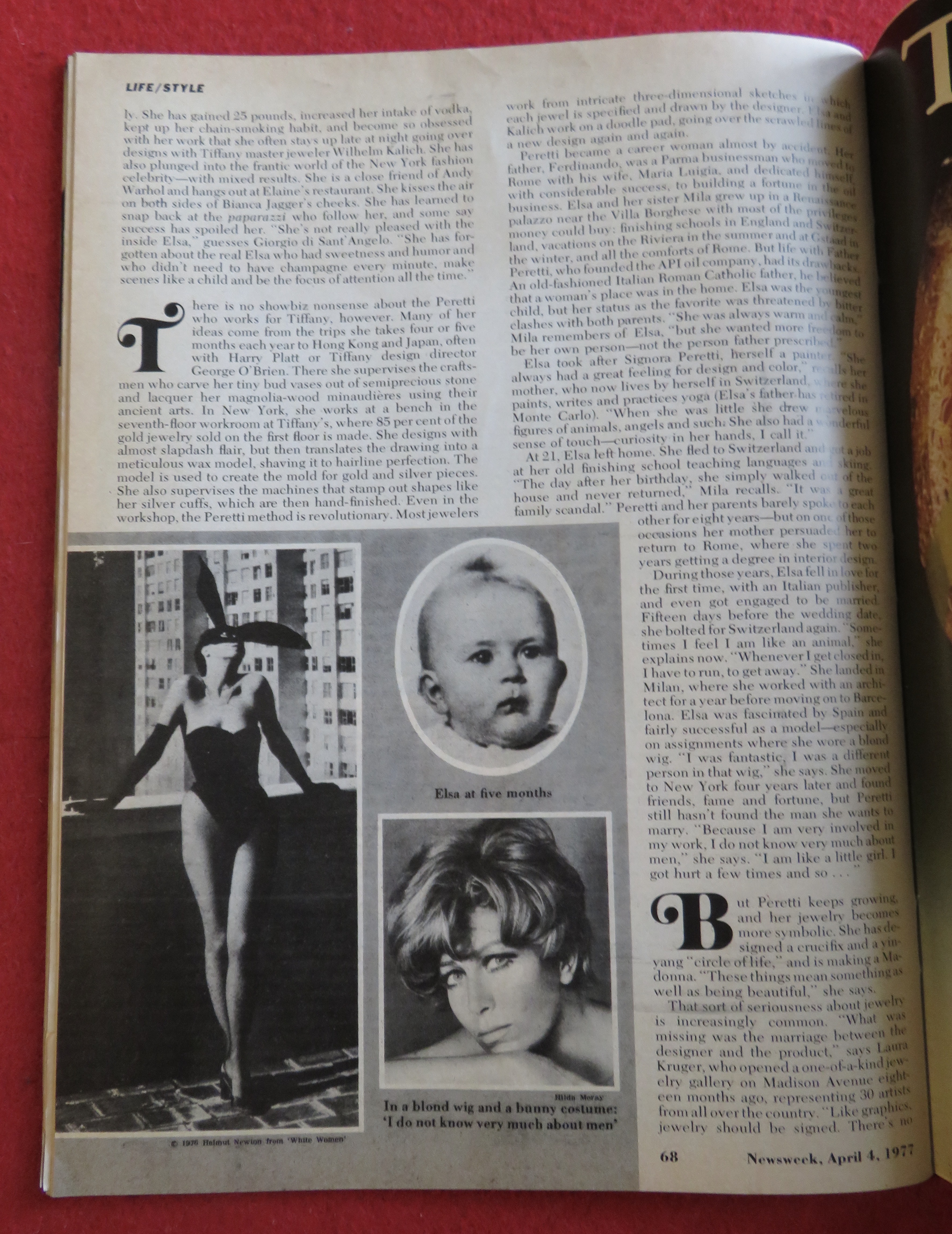 Newsweek Magazine April 4, 1977 Jewelry's New Dazzle
