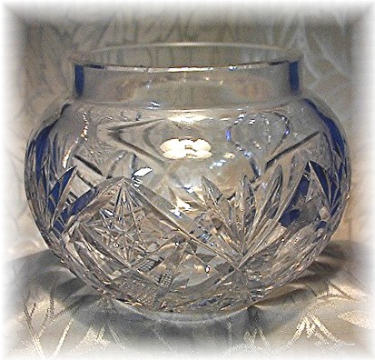 2 1/2 Inch Tall Cut Crystal Bowl