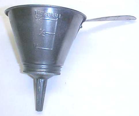 Nesco Tin Metal Combination Funnel