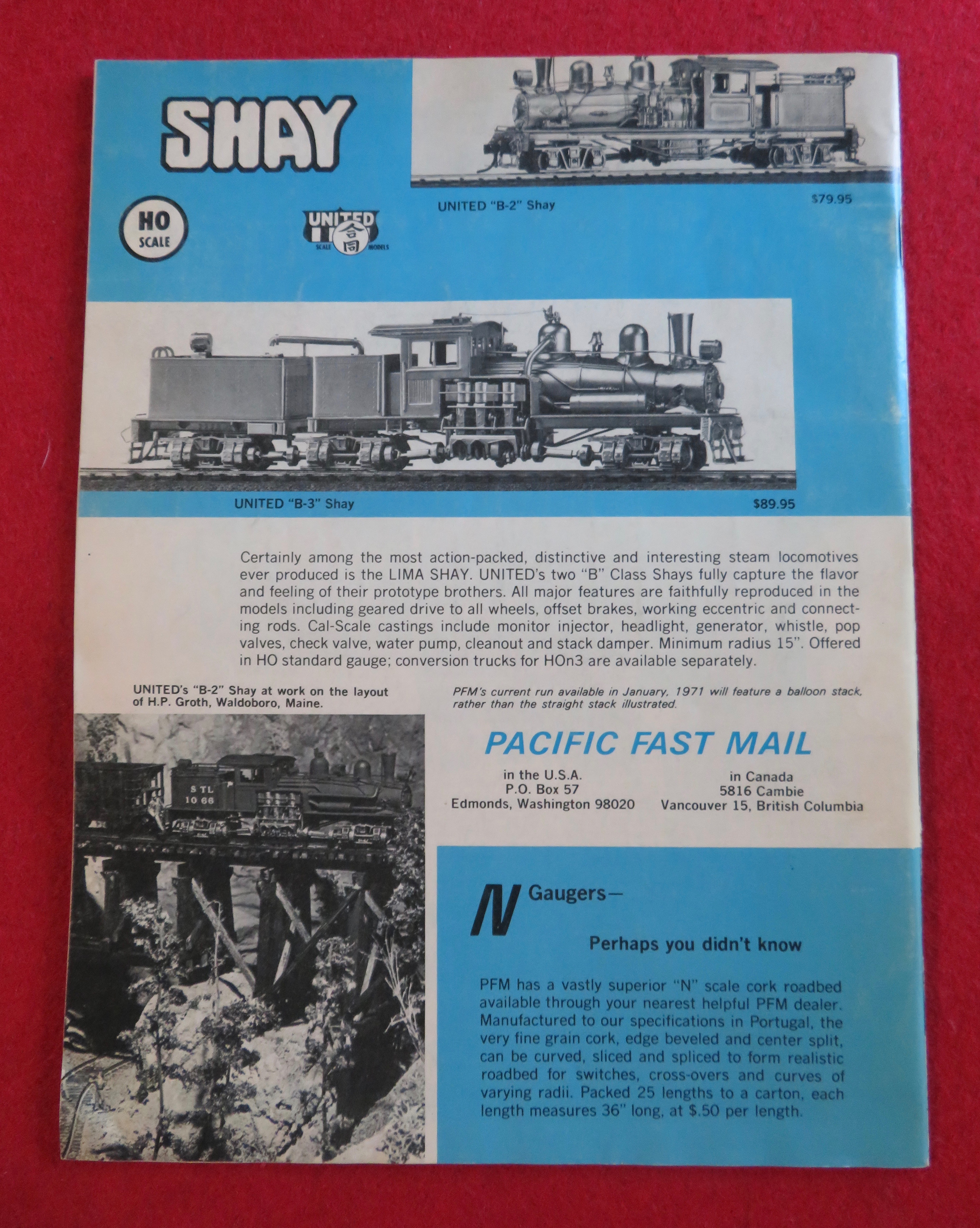 Railroad Model Craftsman Magazine January 1971
