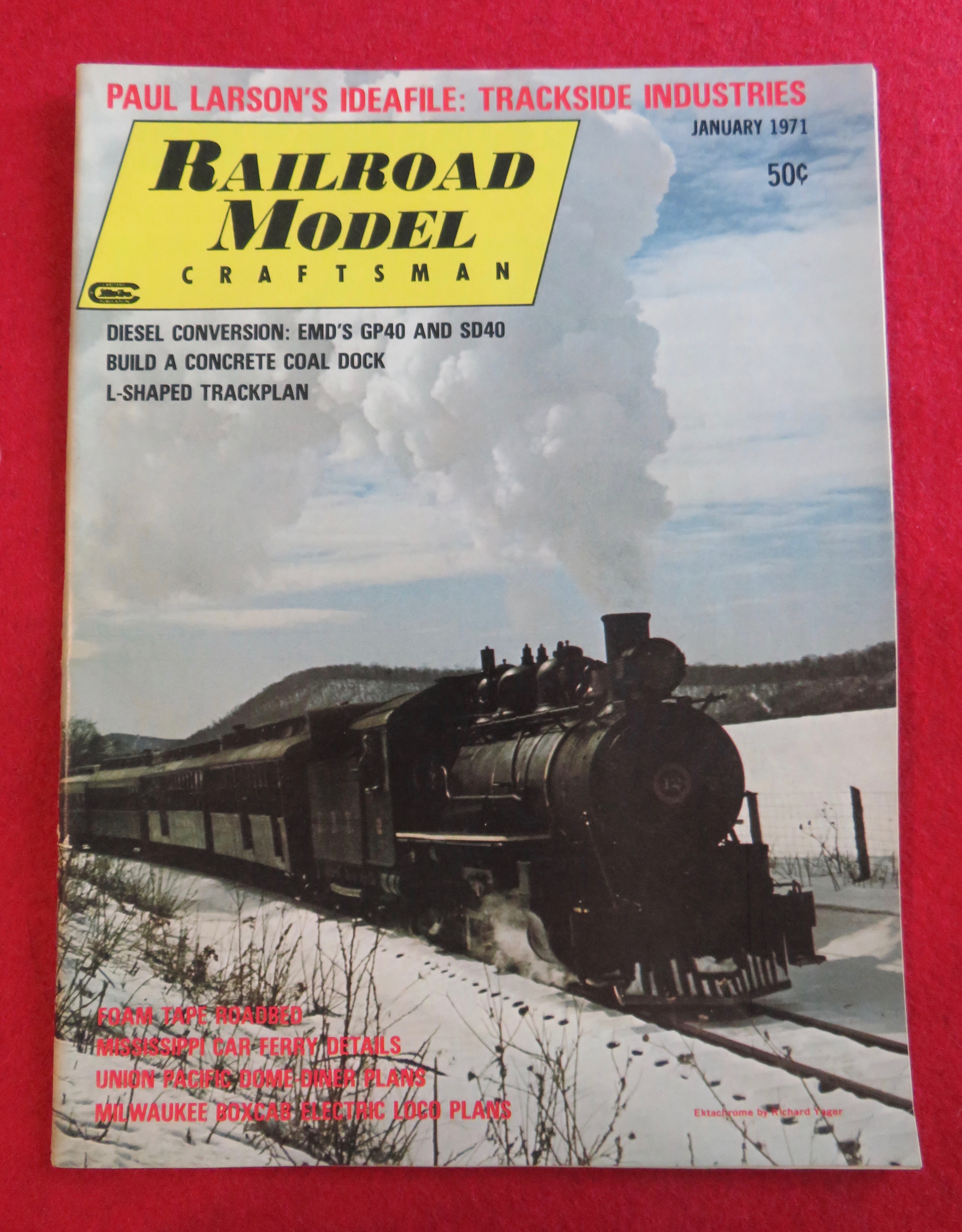 Railroad Model Craftsman Magazine January 1971