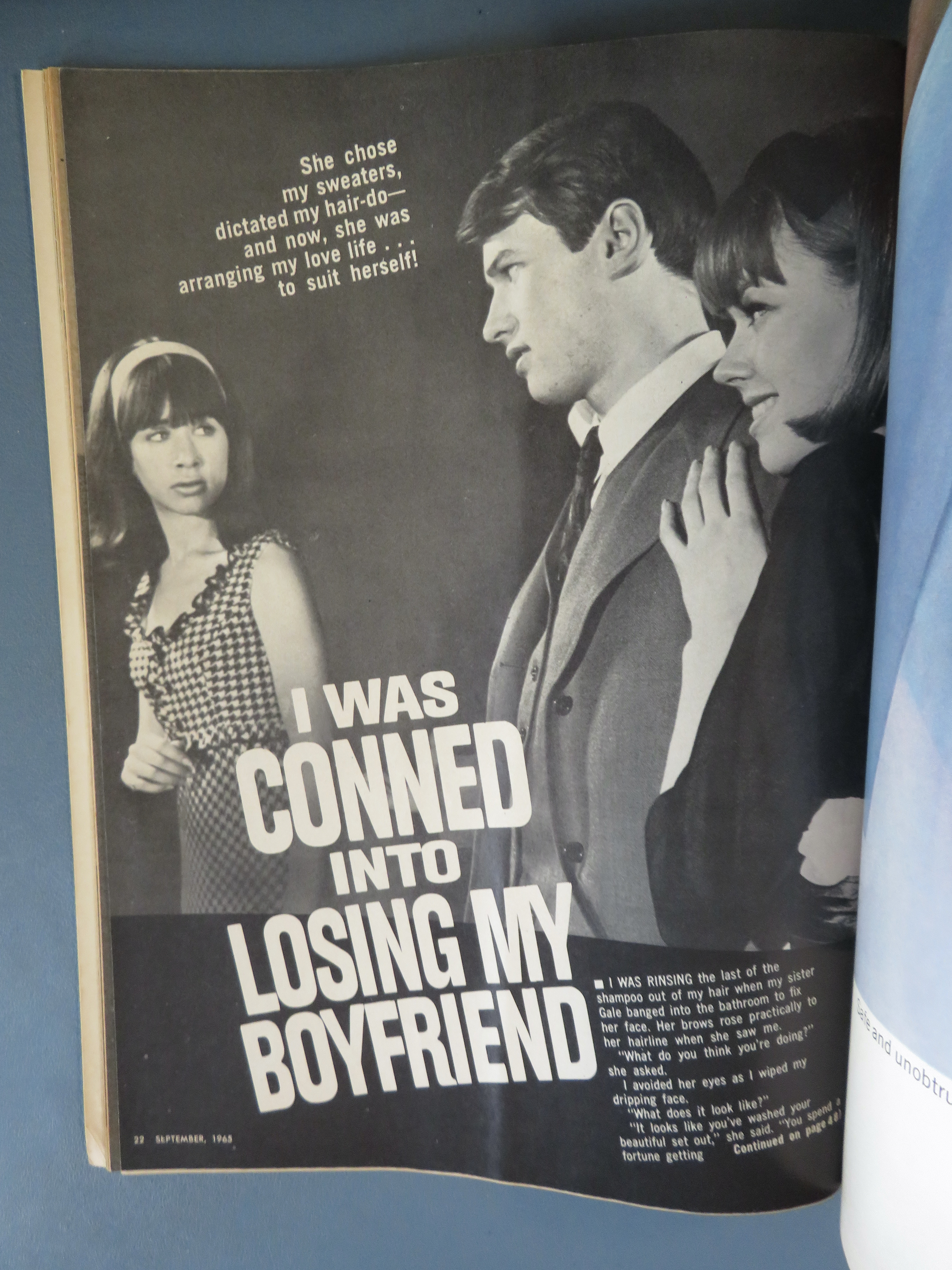 Personal Romances Magazine September 1965